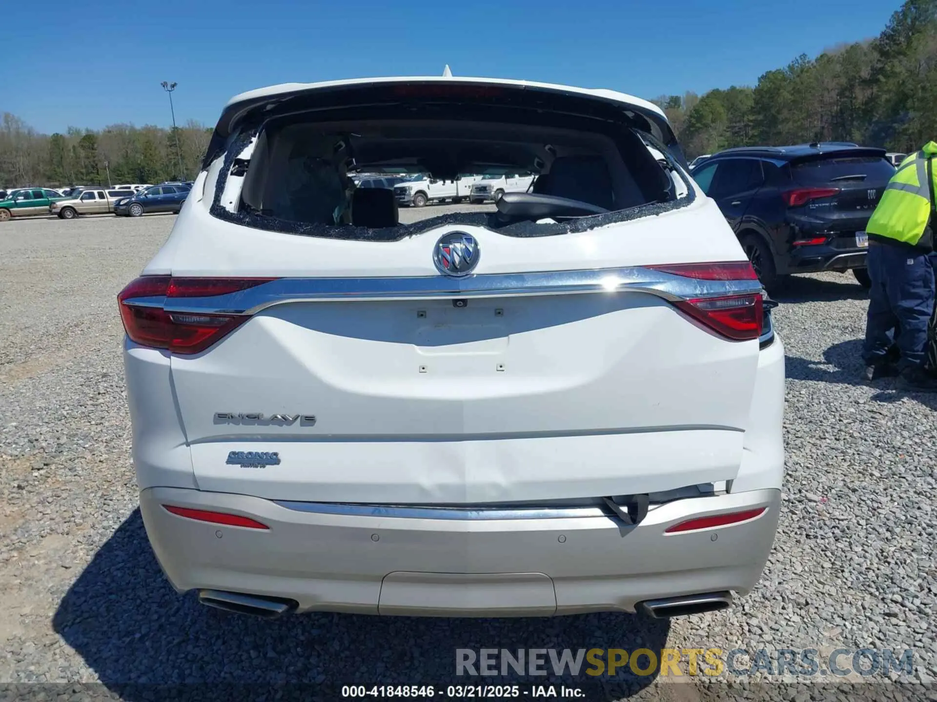 15 fotografías del automóvil dañado 5GAERBKW7LJ201659 BUICK ENCLAVE 2020