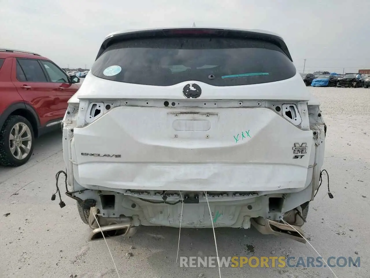 6 fotografías del automóvil dañado 5GAERBKW8LJ230605 BUICK ENCLAVE 2020