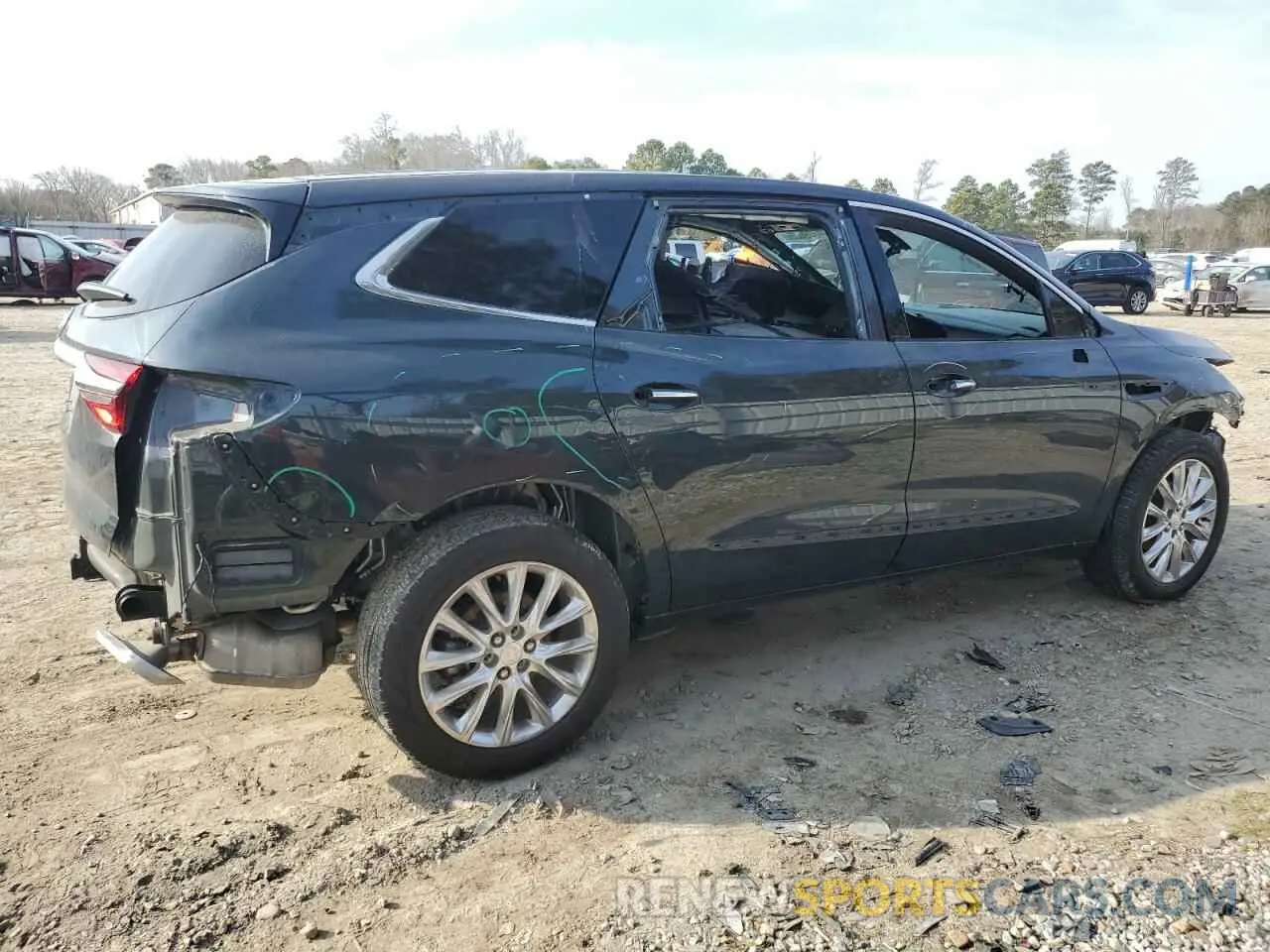 3 fotografías del automóvil dañado 5GAERCKW1LJ136264 BUICK ENCLAVE 2020