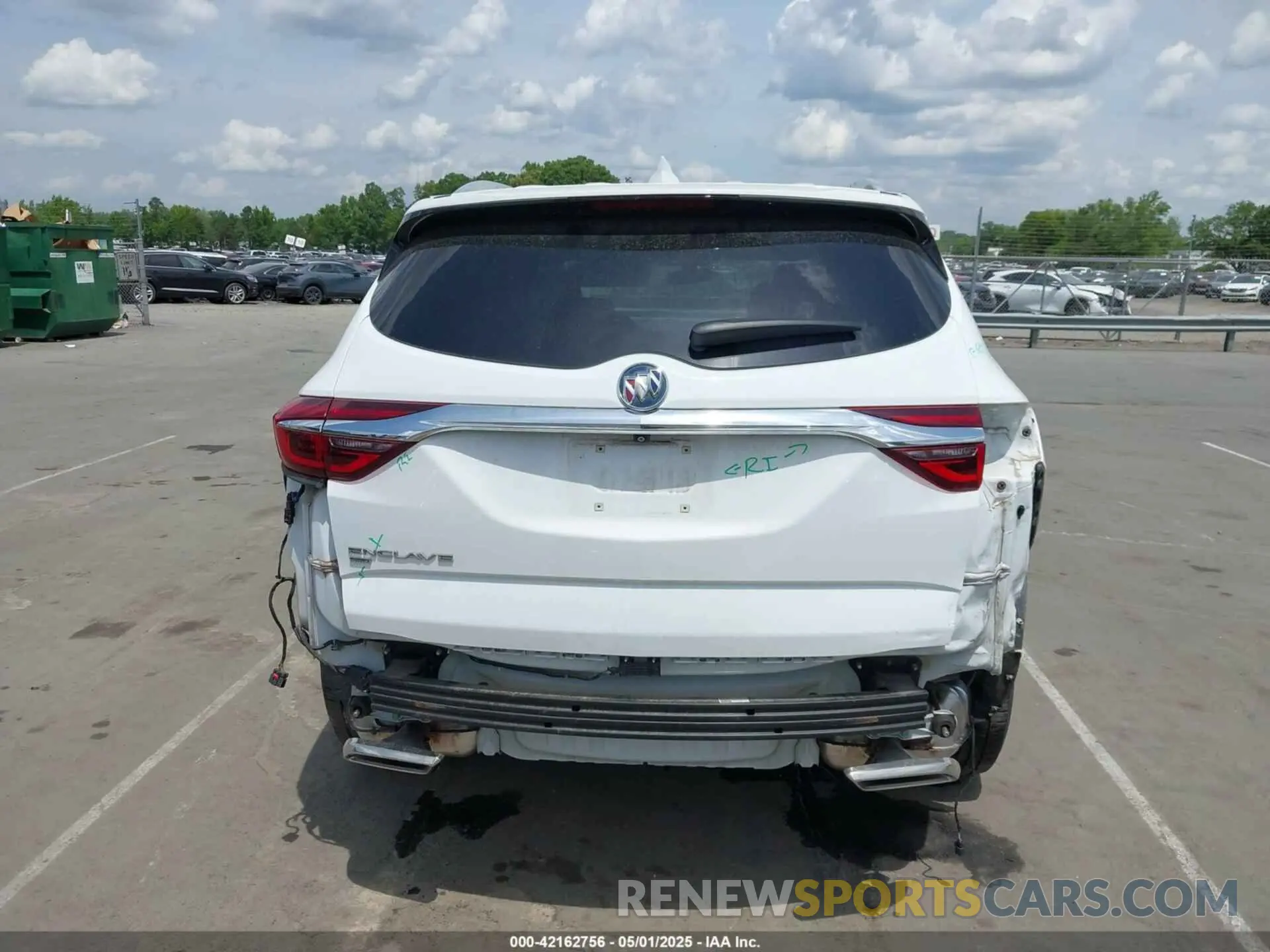 16 fotografías del automóvil dañado 5GAEVAKW0LJ136594 BUICK ENCLAVE 2020