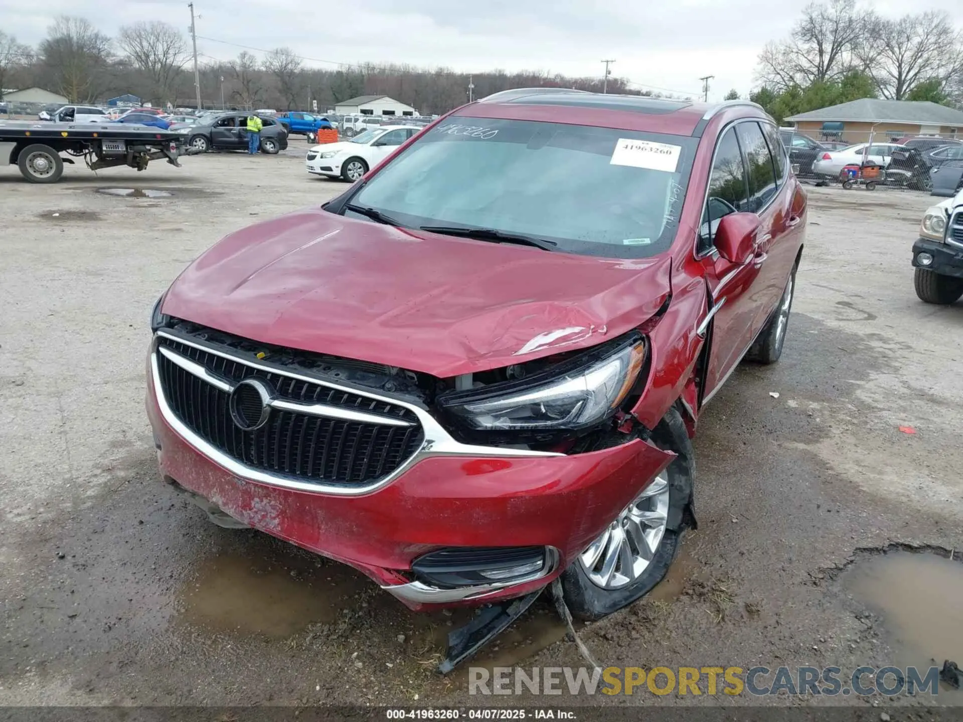 2 fotografías del automóvil dañado 5GAEVAKW5LJ228512 BUICK ENCLAVE 2020