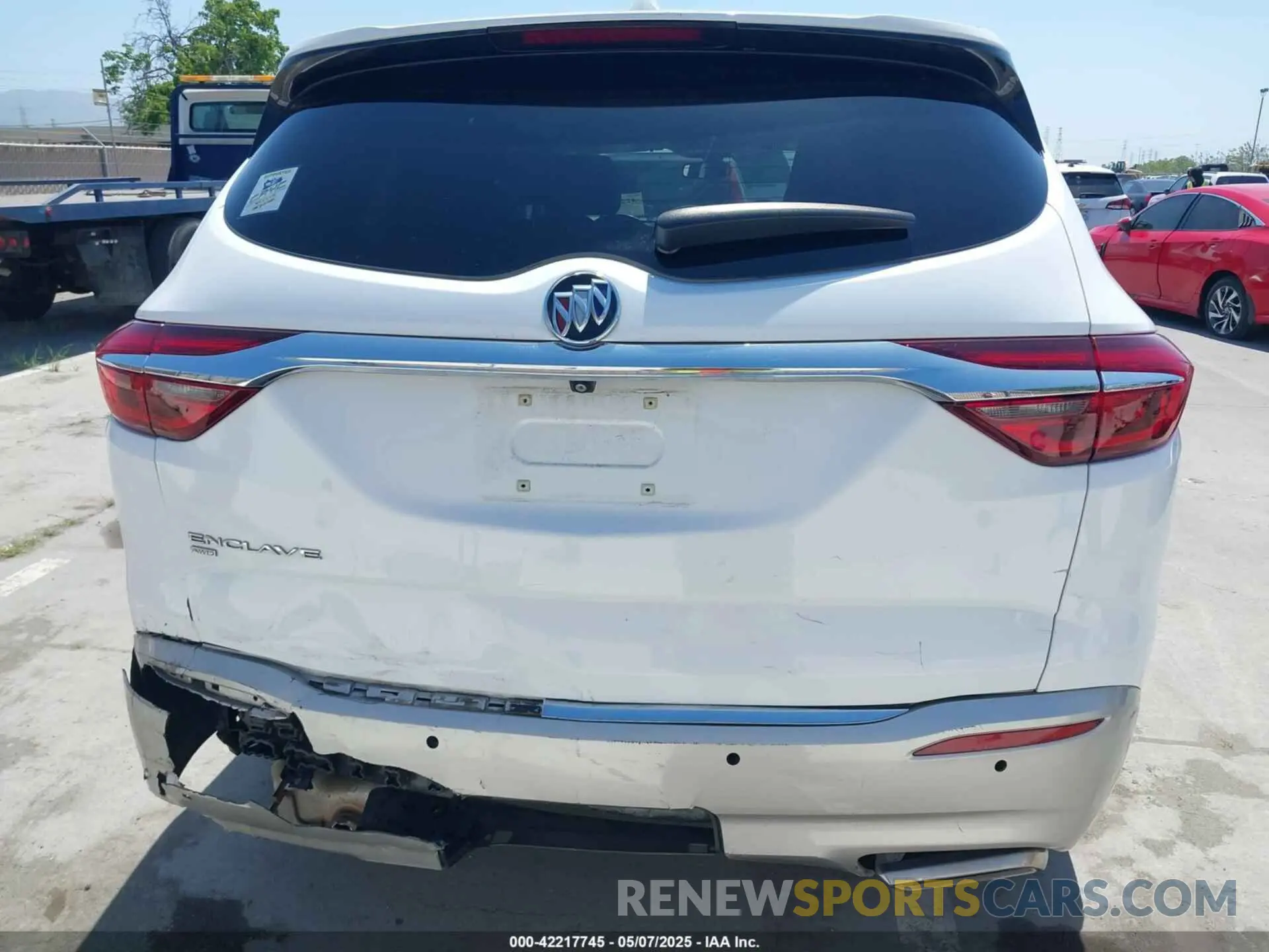 16 fotografías del automóvil dañado 5GAEVAKW7LJ107383 BUICK ENCLAVE 2020