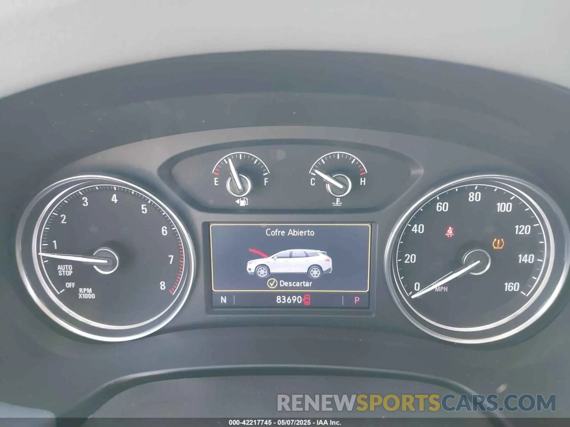7 fotografías del automóvil dañado 5GAEVAKW7LJ107383 BUICK ENCLAVE 2020