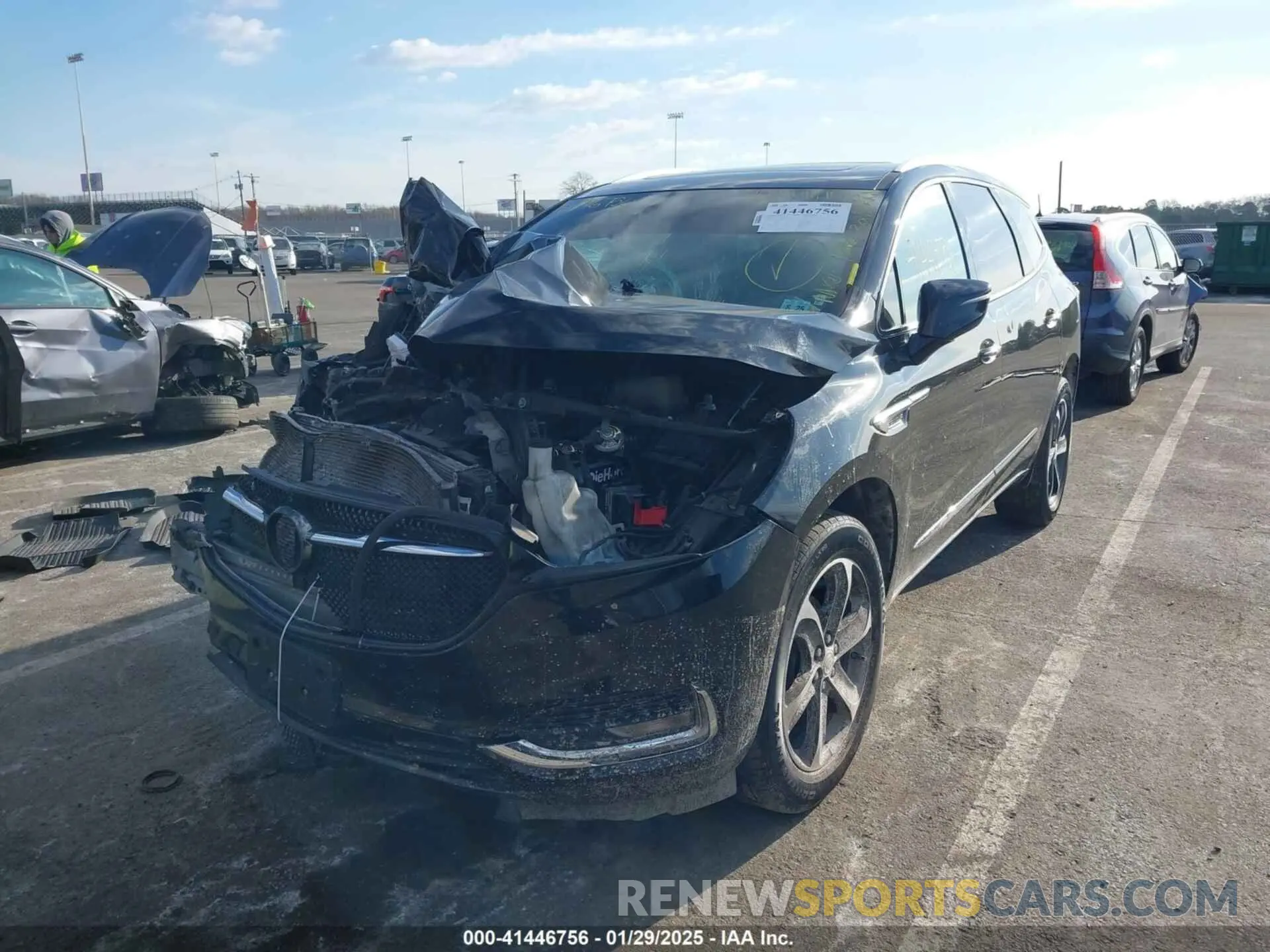 2 fotografías del automóvil dañado 5GAEVAKW8LJ180780 BUICK ENCLAVE 2020