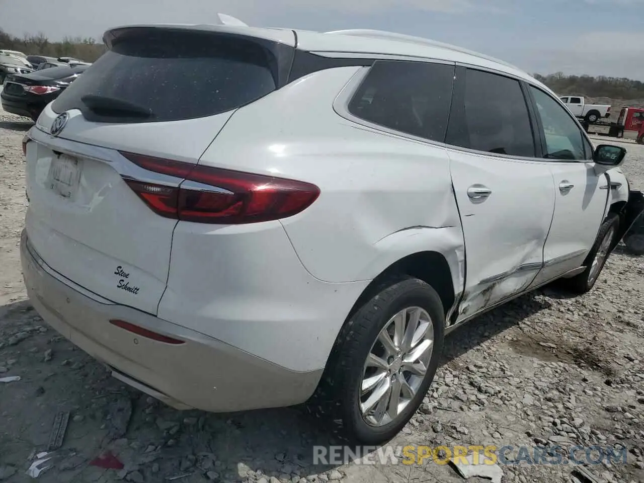 3 fotografías del automóvil dañado 5GAERBKW5MJ141771 BUICK ENCLAVE 2021