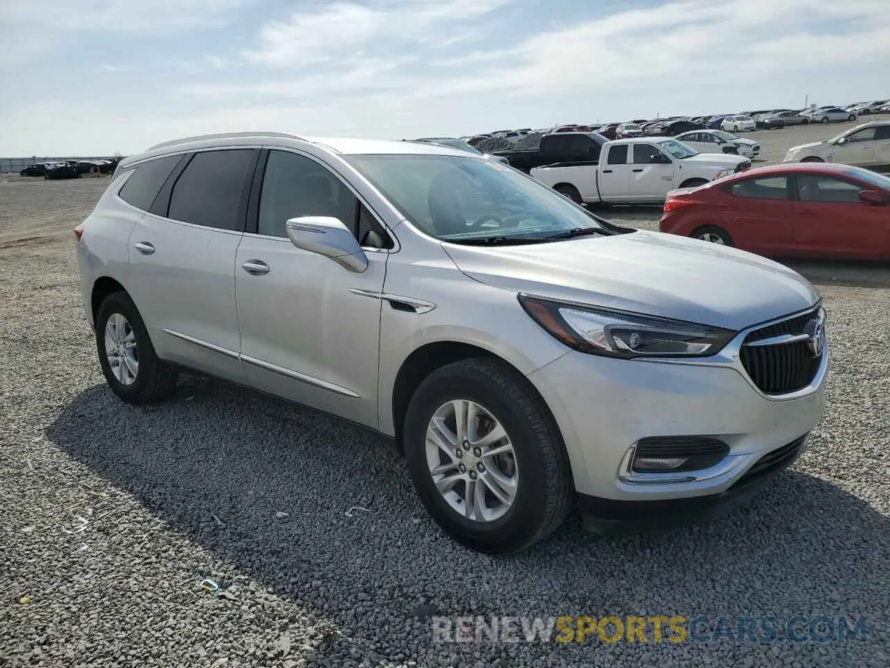 4 fotografías del automóvil dañado 5GAERBKW9MJ140610 BUICK ENCLAVE 2021