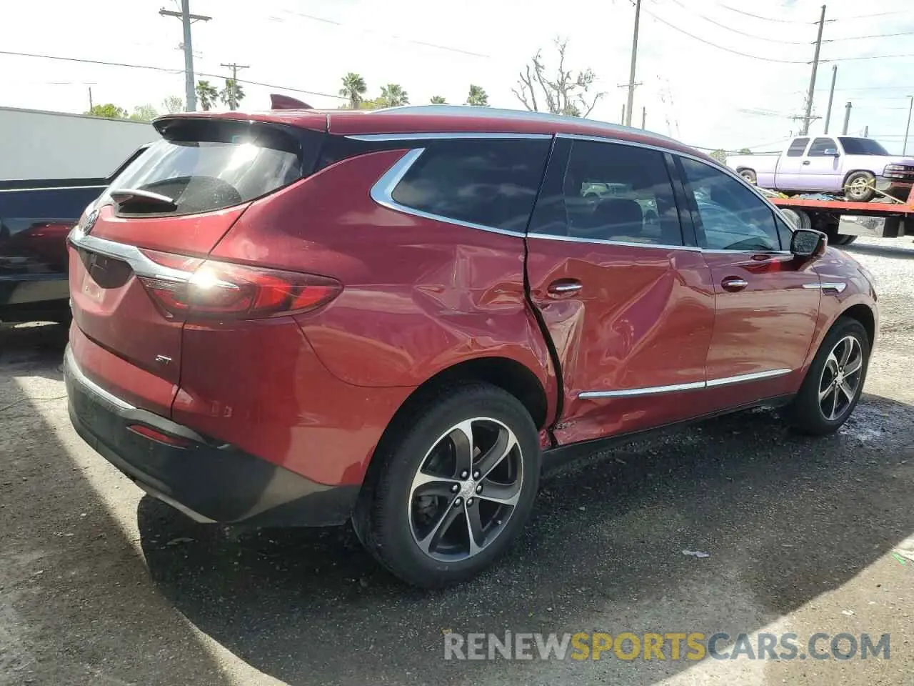 3 fotografías del automóvil dañado 5GAERBKW9MJ238729 BUICK ENCLAVE 2021
