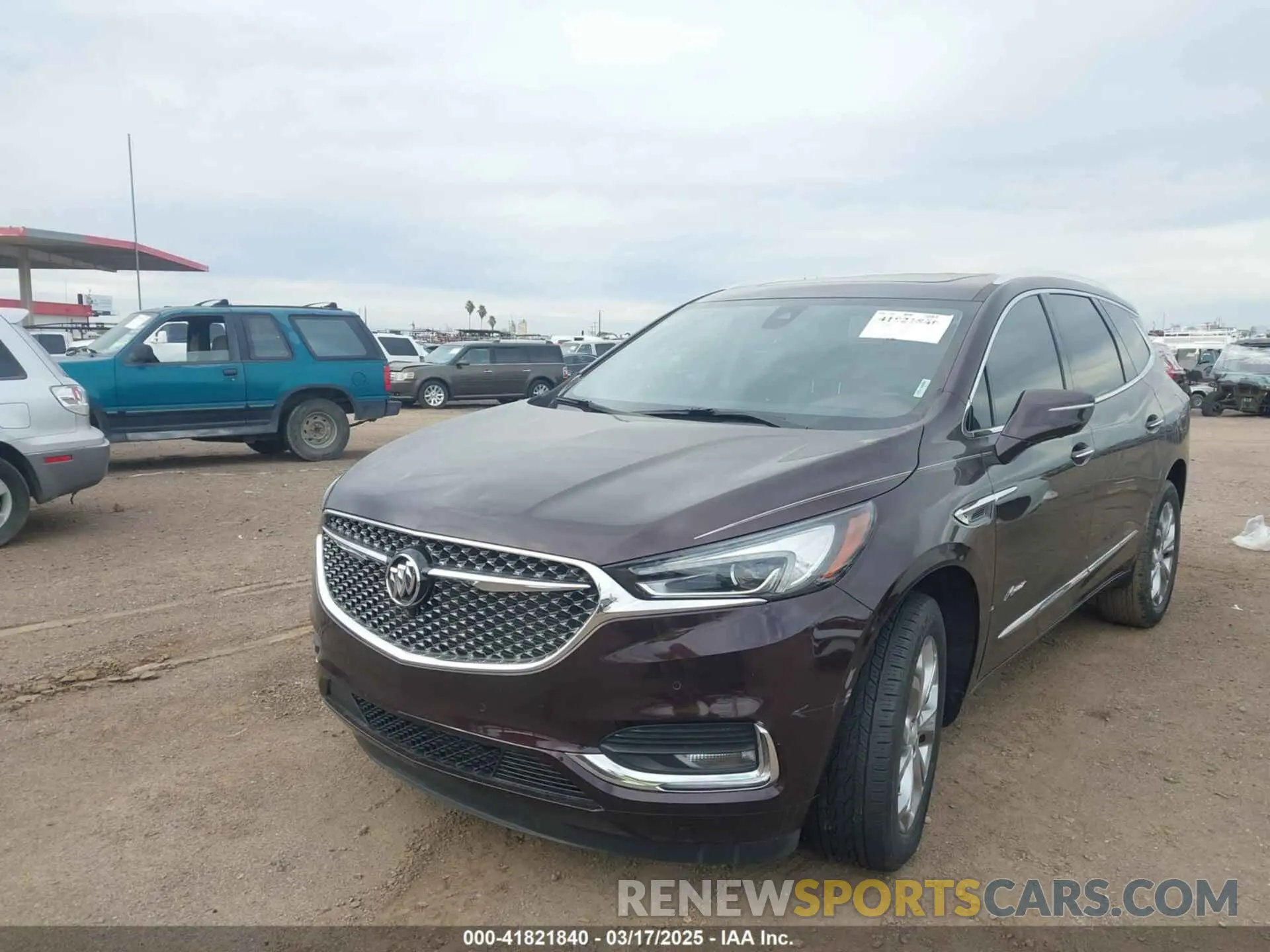 2 fotografías del automóvil dañado 5GAERDKW1MJ183642 BUICK ENCLAVE 2021