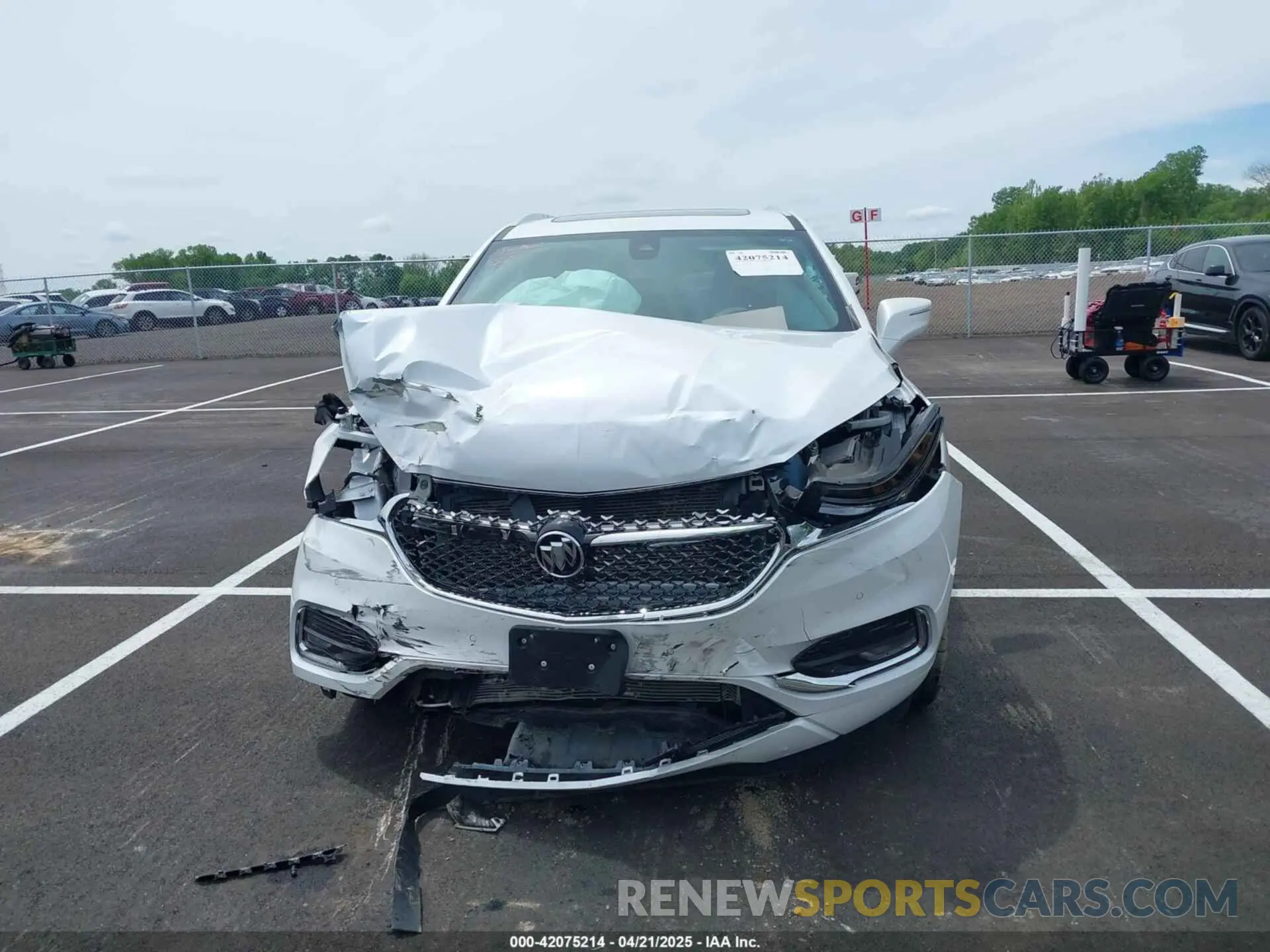 12 fotografías del automóvil dañado 5GAERDKW8MJ109716 BUICK ENCLAVE 2021