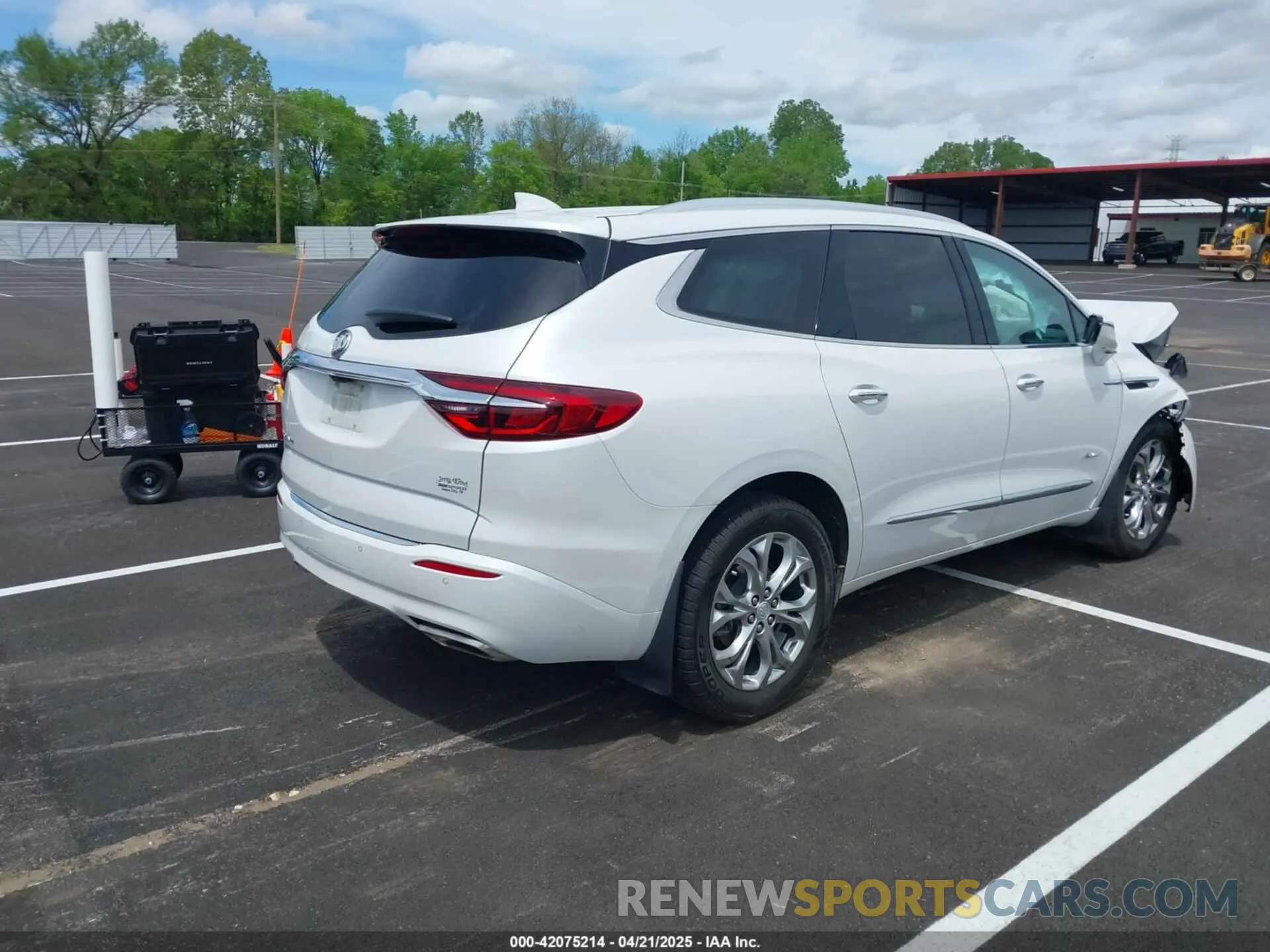 4 fotografías del automóvil dañado 5GAERDKW8MJ109716 BUICK ENCLAVE 2021