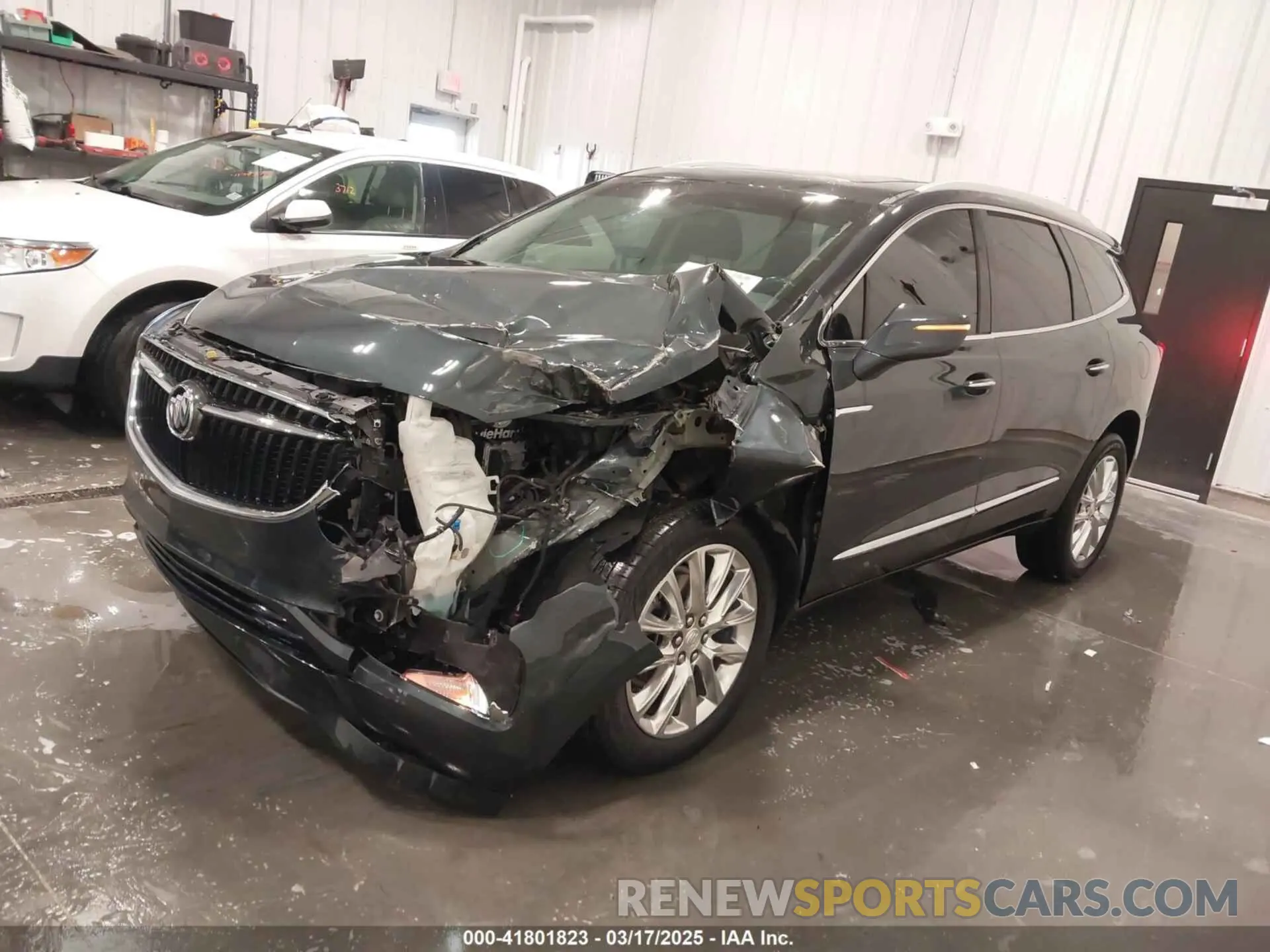 2 fotografías del automóvil dañado 5GAEVAKW1MJ162297 BUICK ENCLAVE 2021