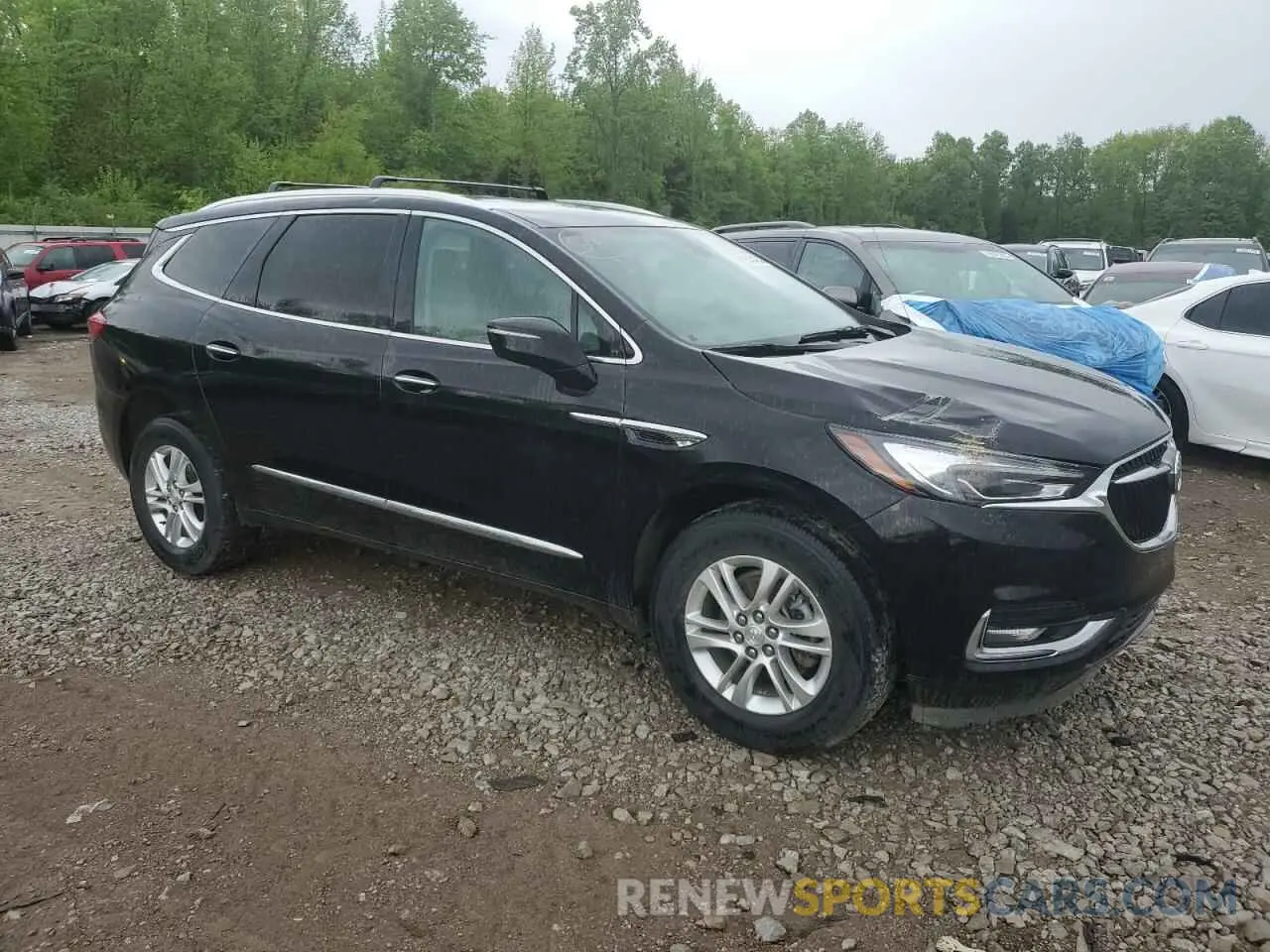 4 fotografías del automóvil dañado 5GAEVAKW5MJ195013 BUICK ENCLAVE 2021