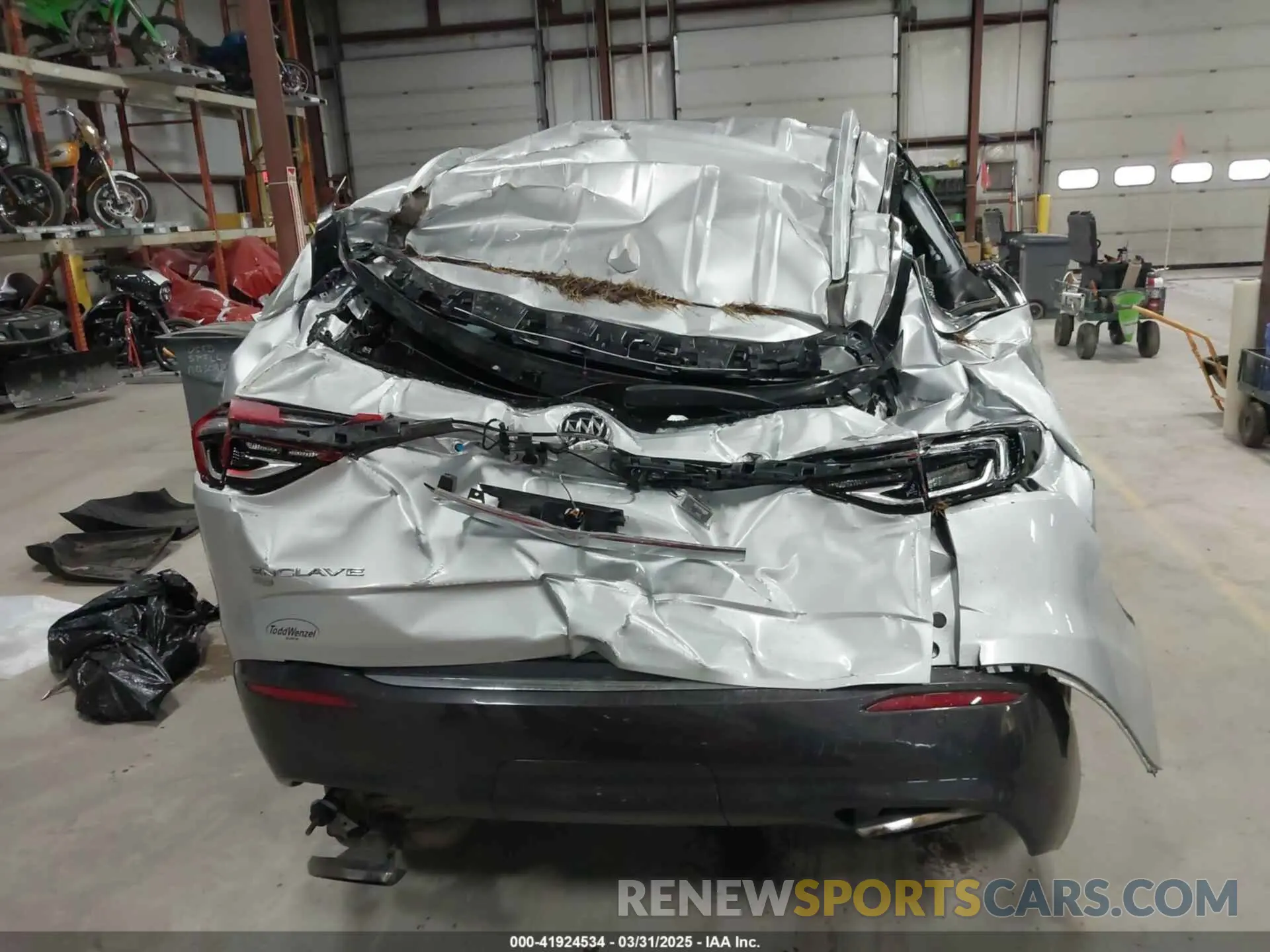 15 fotografías del automóvil dañado 5GAEVAKW8MJ268164 BUICK ENCLAVE 2021