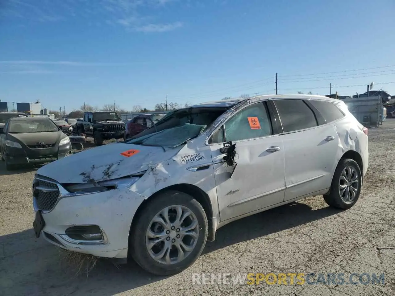 1 fotografías del automóvil dañado 5GAEVCKW2MJ141731 BUICK ENCLAVE 2021