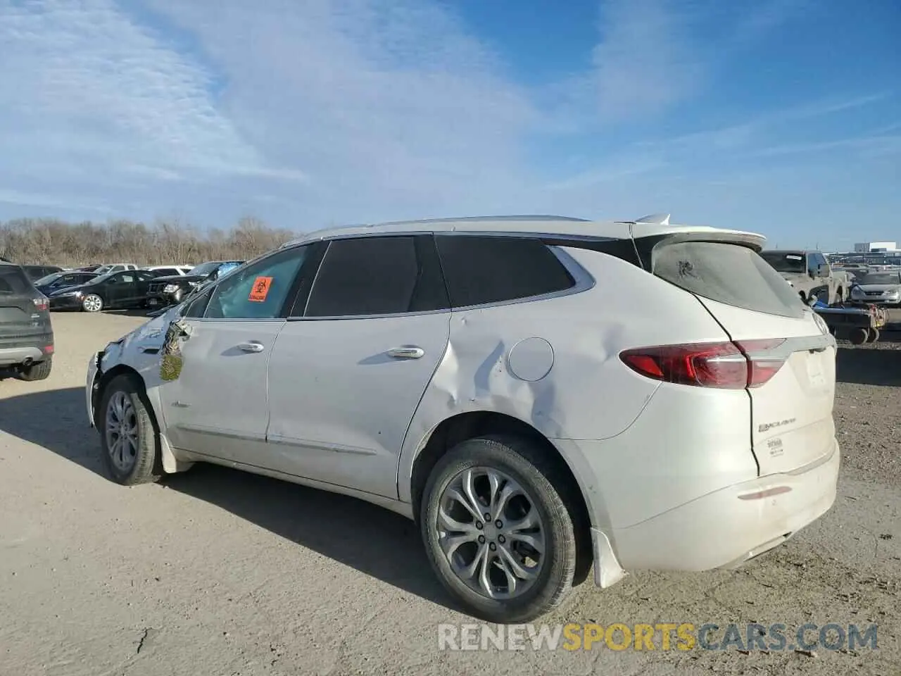 2 fotografías del automóvil dañado 5GAEVCKW2MJ141731 BUICK ENCLAVE 2021