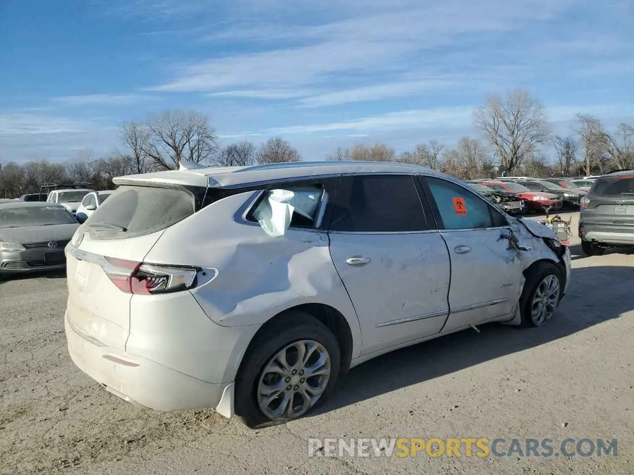 3 fotografías del automóvil dañado 5GAEVCKW2MJ141731 BUICK ENCLAVE 2021