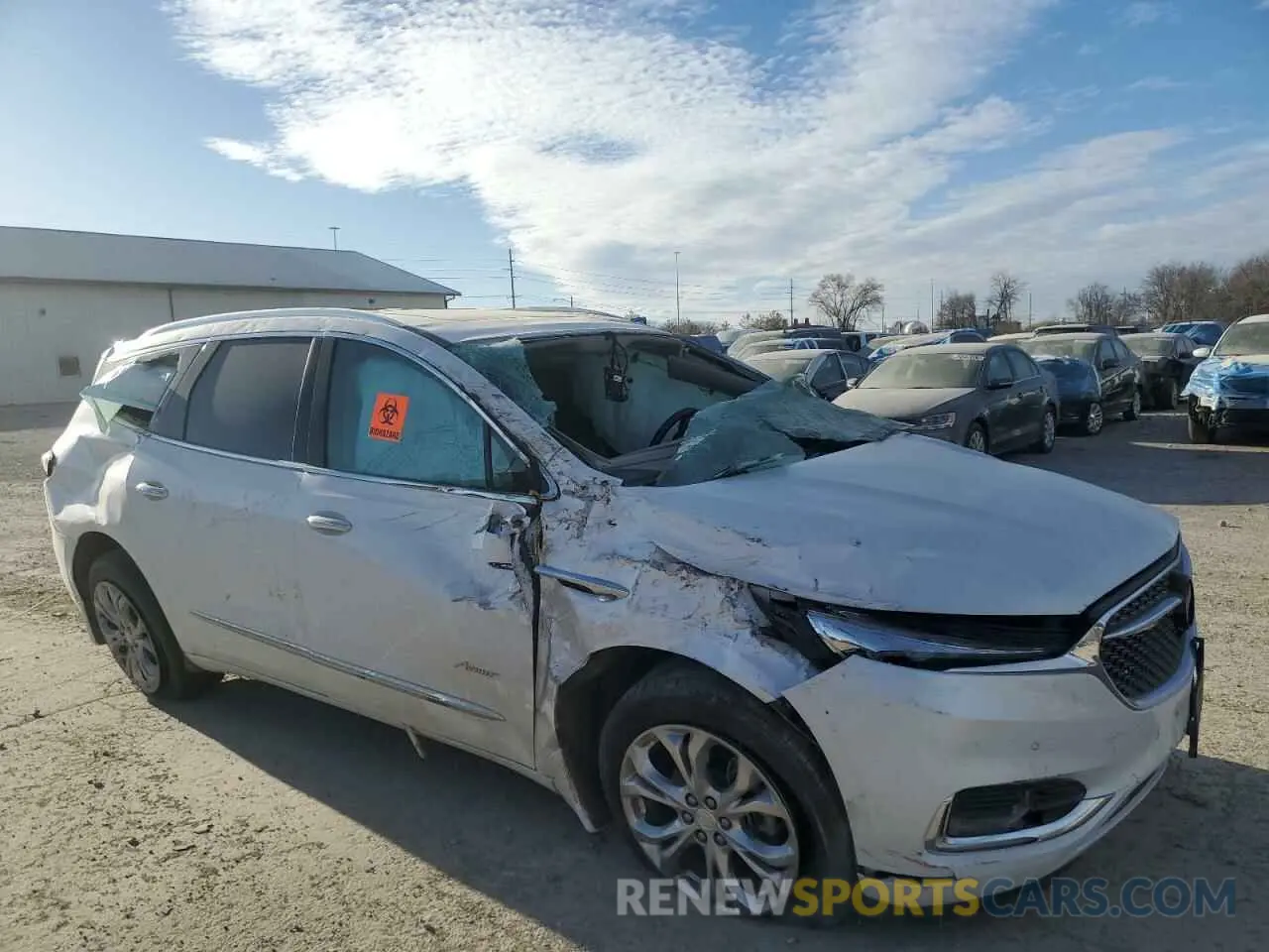 4 fotografías del automóvil dañado 5GAEVCKW2MJ141731 BUICK ENCLAVE 2021