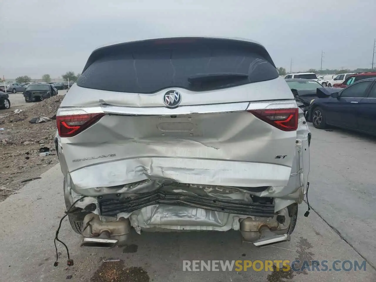 6 fotografías del automóvil dañado 5GAERBKW5NJ126270 BUICK ENCLAVE 2022