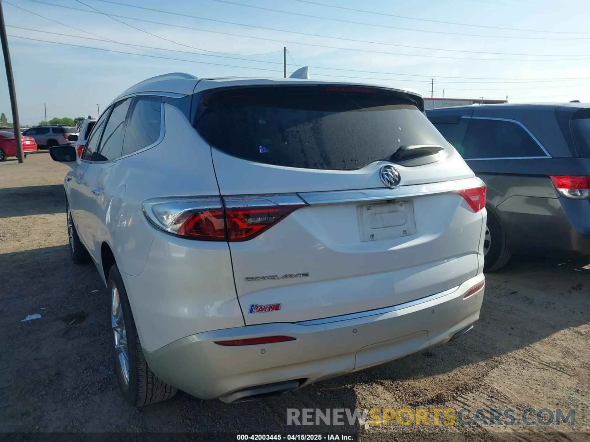 3 fotografías del automóvil dañado 5GAERBKW5NJ172469 BUICK ENCLAVE 2022