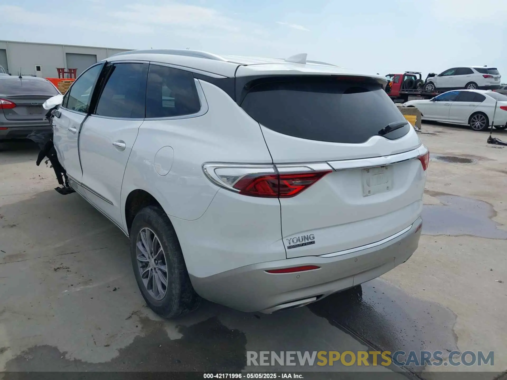 3 fotografías del automóvil dañado 5GAERBKW6NJ113463 BUICK ENCLAVE 2022