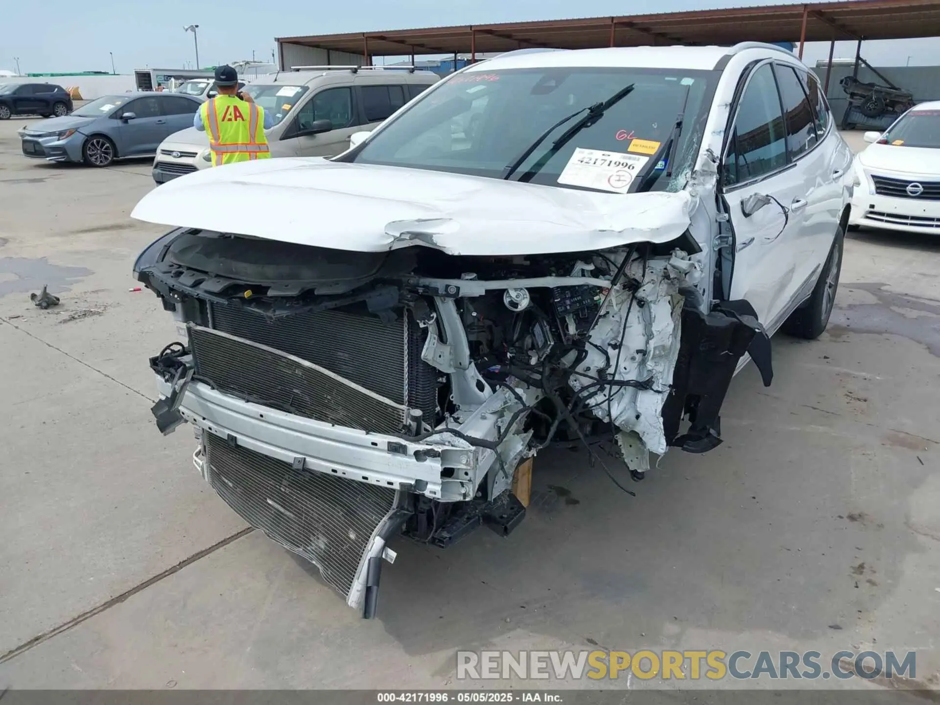 6 fotografías del automóvil dañado 5GAERBKW6NJ113463 BUICK ENCLAVE 2022