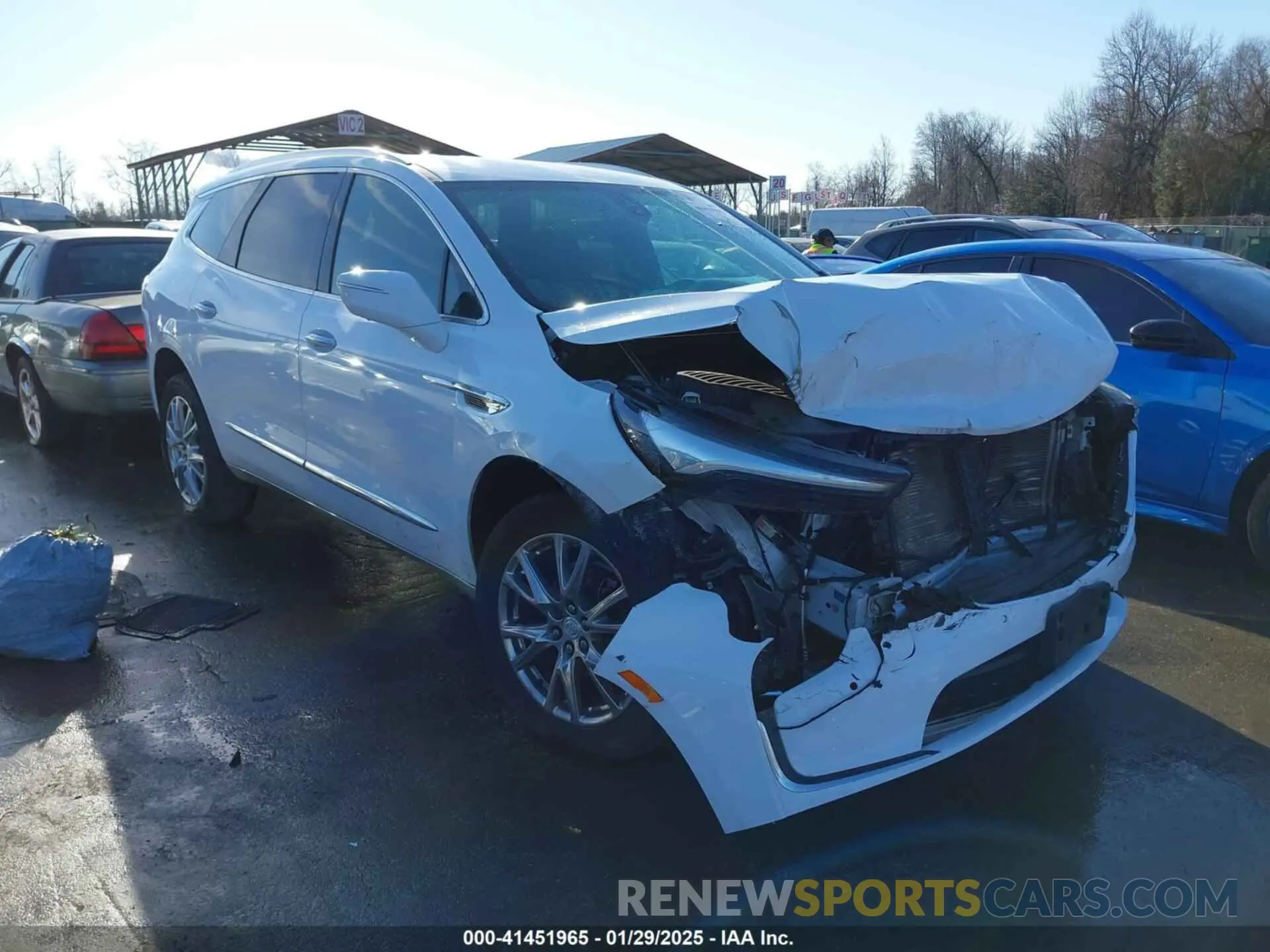 1 fotografías del automóvil dañado 5GAERCKW7NJ126549 BUICK ENCLAVE 2022