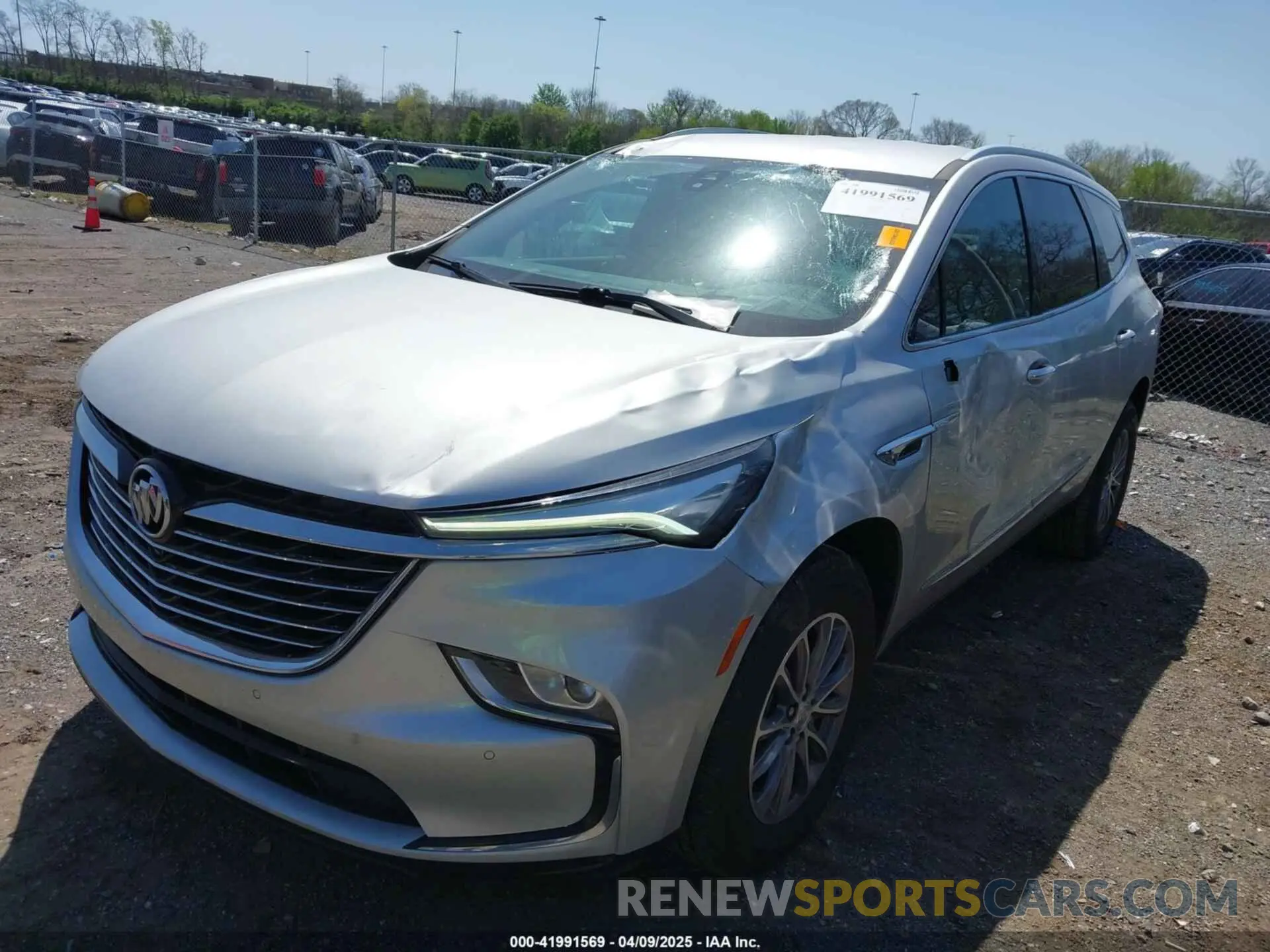 2 fotografías del automóvil dañado 5GAERCKW9NJ128352 BUICK ENCLAVE 2022
