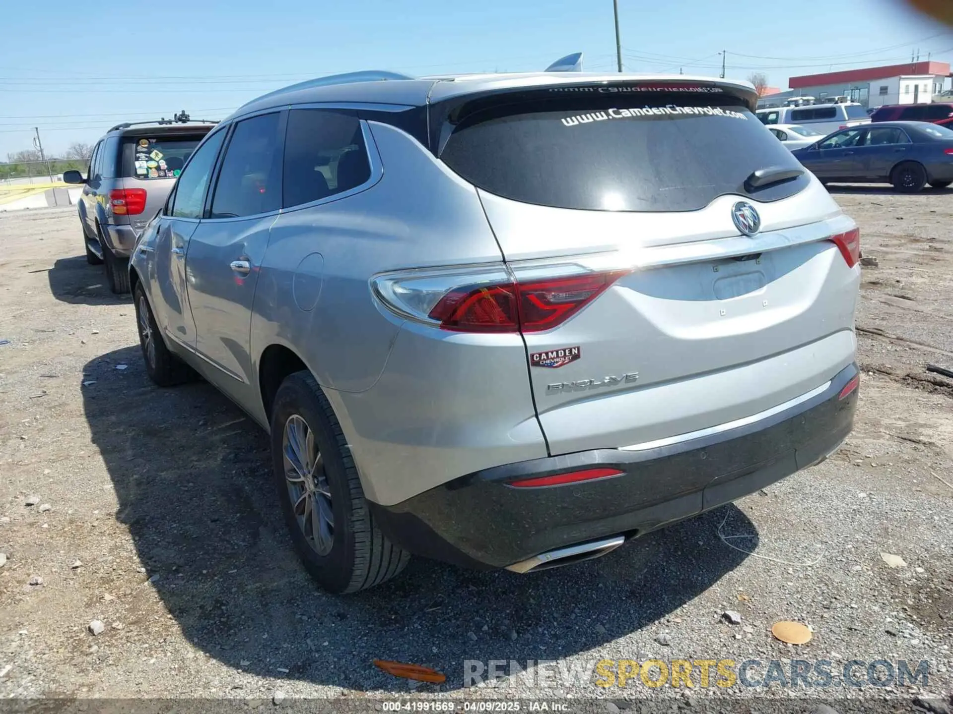 3 fotografías del automóvil dañado 5GAERCKW9NJ128352 BUICK ENCLAVE 2022
