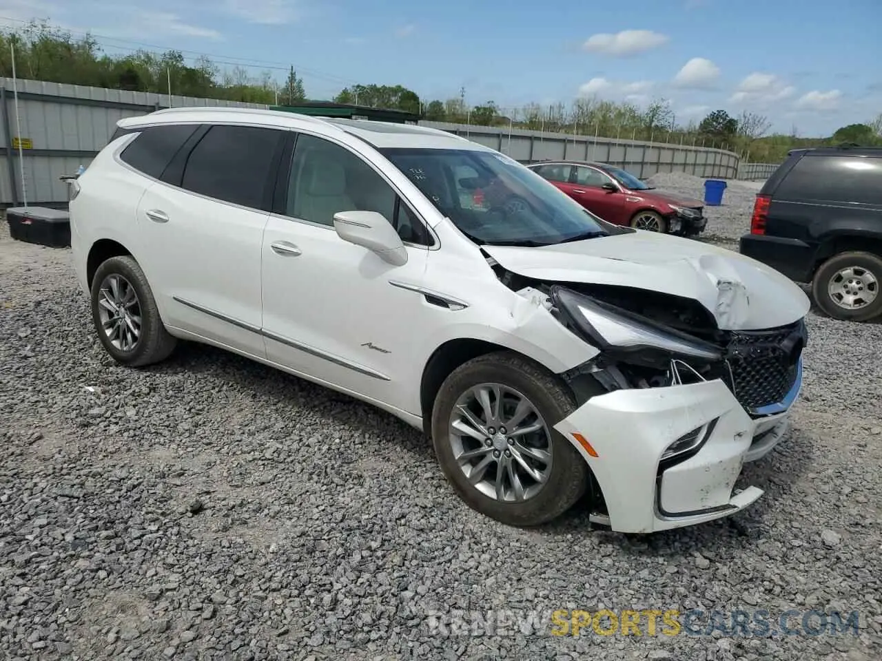 4 fotografías del automóvil dañado 5GAERDKW1NJ102821 BUICK ENCLAVE 2022