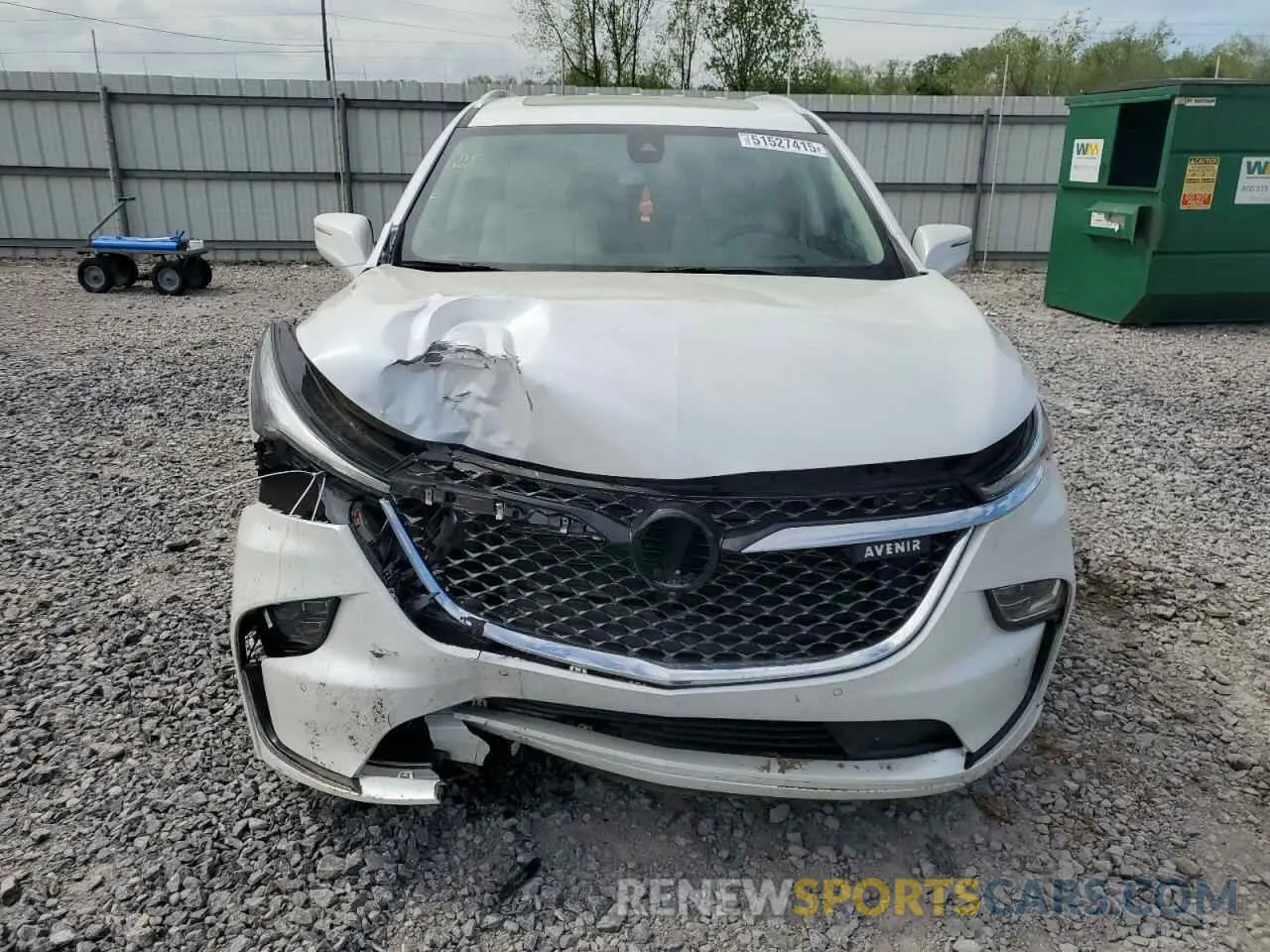 5 fotografías del automóvil dañado 5GAERDKW1NJ102821 BUICK ENCLAVE 2022