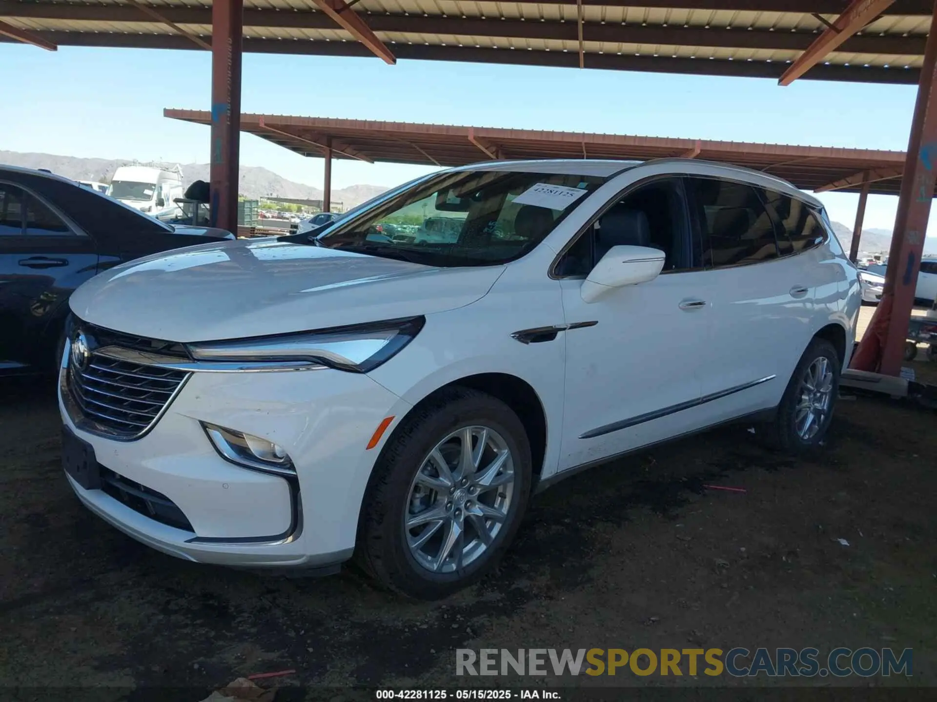 2 fotografías del automóvil dañado 5GAEVBKW5NJ125423 BUICK ENCLAVE 2022