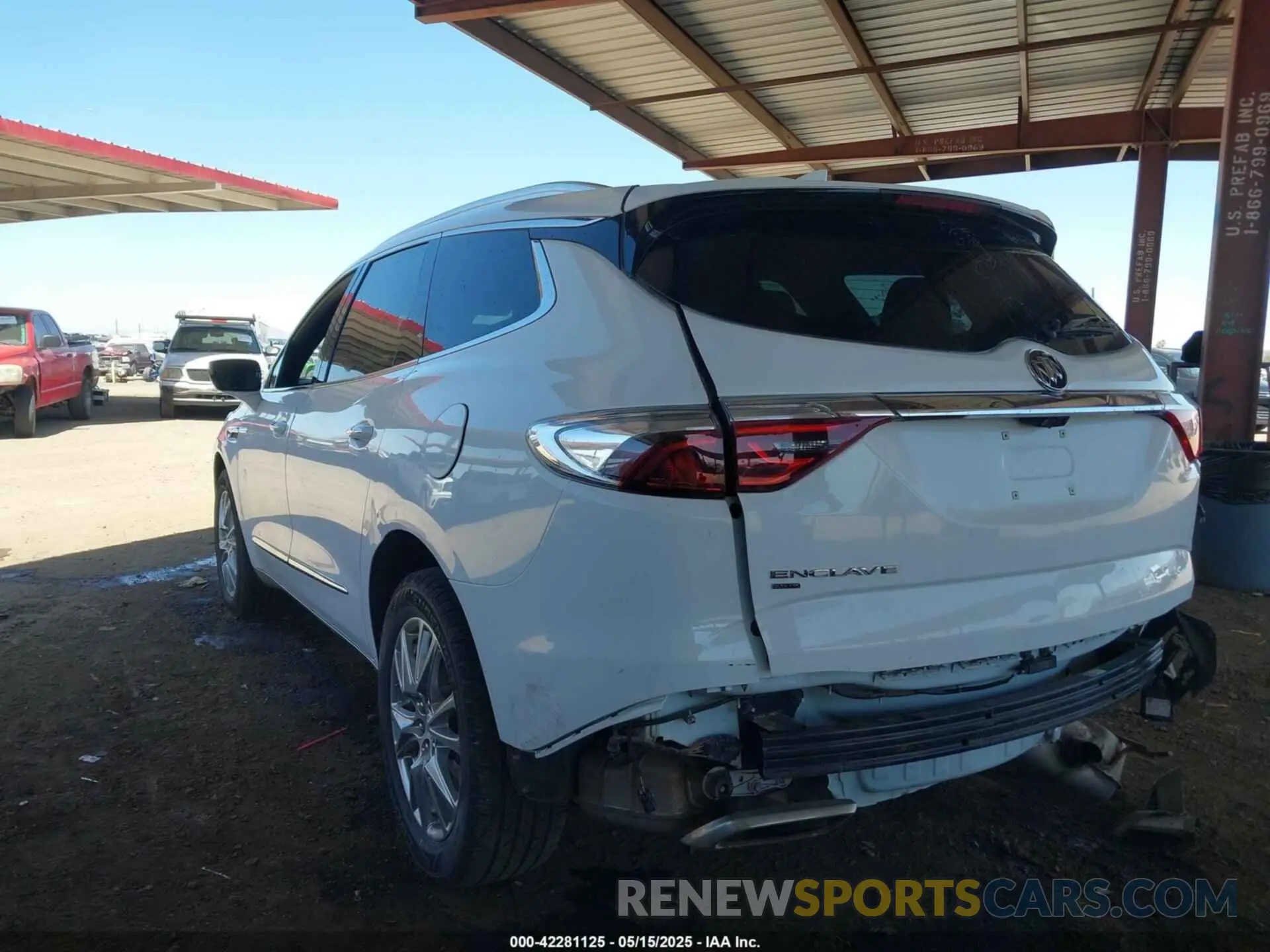3 fotografías del automóvil dañado 5GAEVBKW5NJ125423 BUICK ENCLAVE 2022