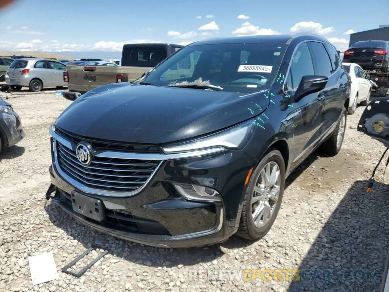 1 fotografías del automóvil dañado 5GAEVBKW5NJ162052 BUICK ENCLAVE 2022