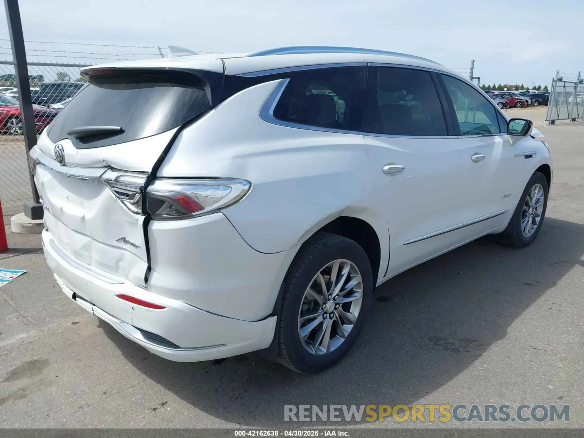 4 fotografías del automóvil dañado 5GAEVCKWXNJ100071 BUICK ENCLAVE 2022