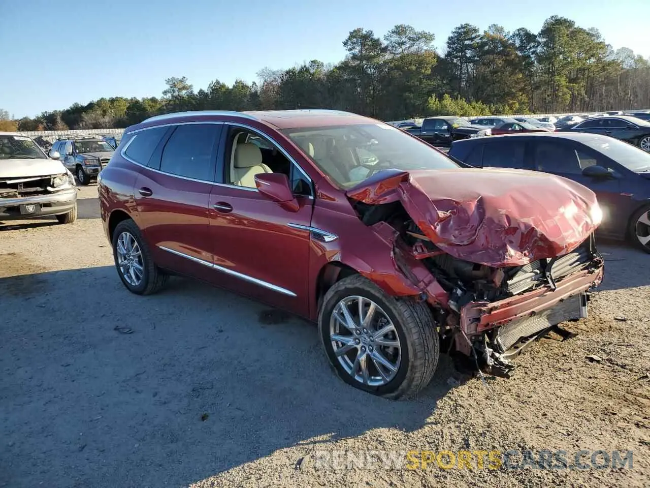 4 fotografías del automóvil dañado 5GAERBKW2PJ200361 BUICK ENCLAVE 2023