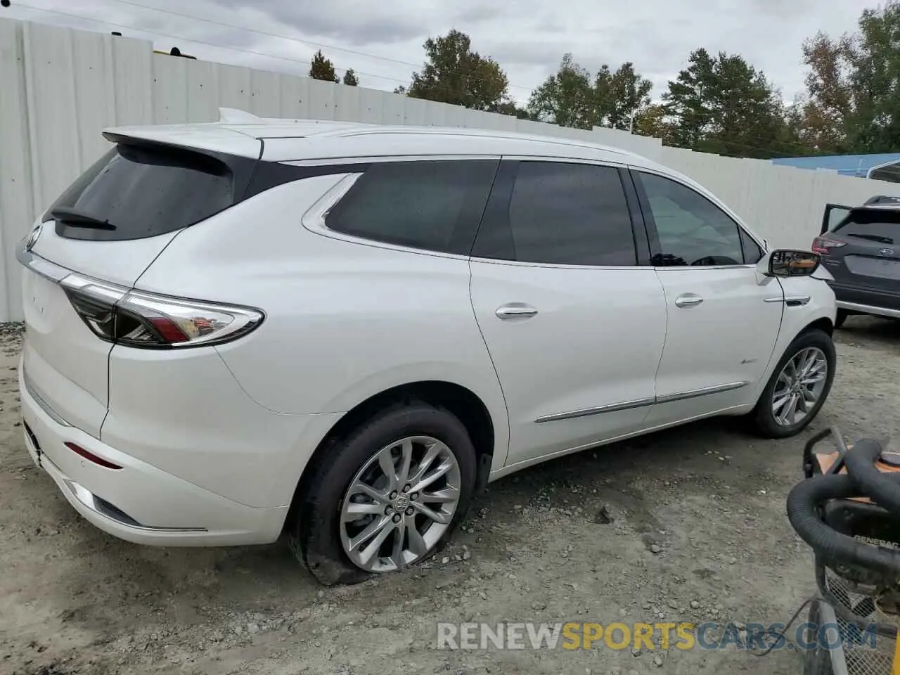3 fotografías del automóvil dañado 5GAERDKW3PJ135127 BUICK ENCLAVE 2023