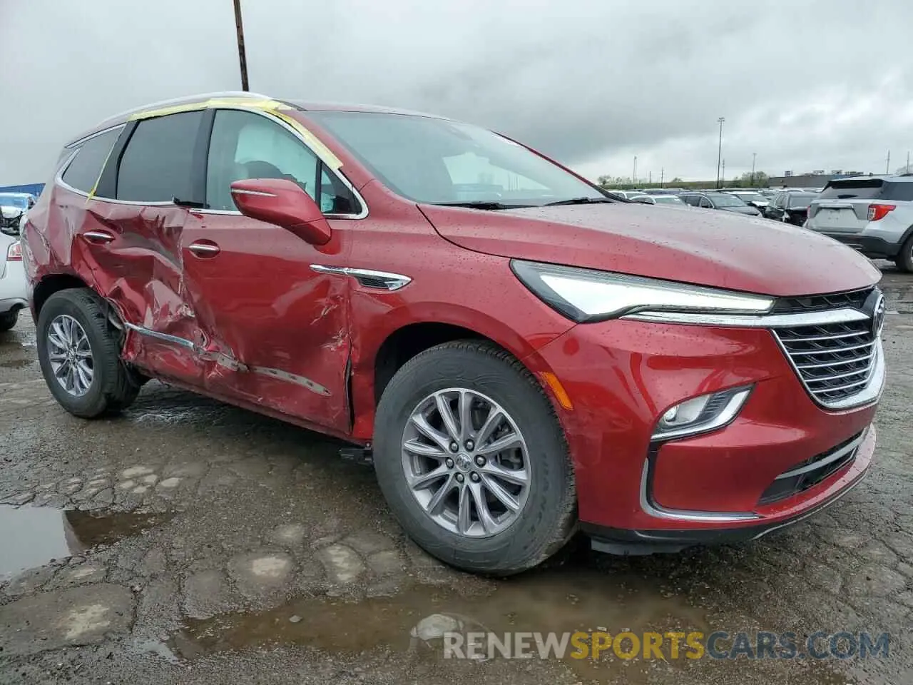 4 fotografías del automóvil dañado 5GAEVAKW1PJ250626 BUICK ENCLAVE 2023