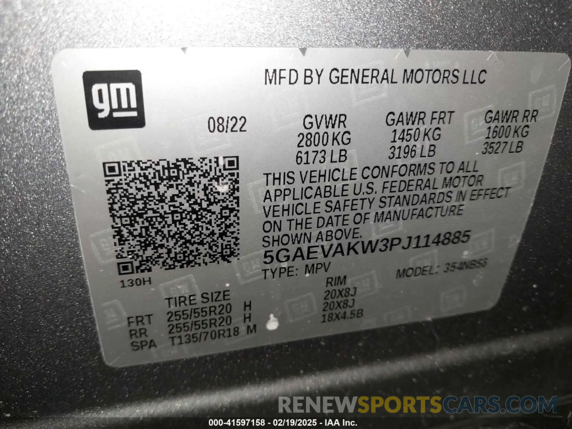 9 fotografías del automóvil dañado 5GAEVAKW3PJ114885 BUICK ENCLAVE 2023