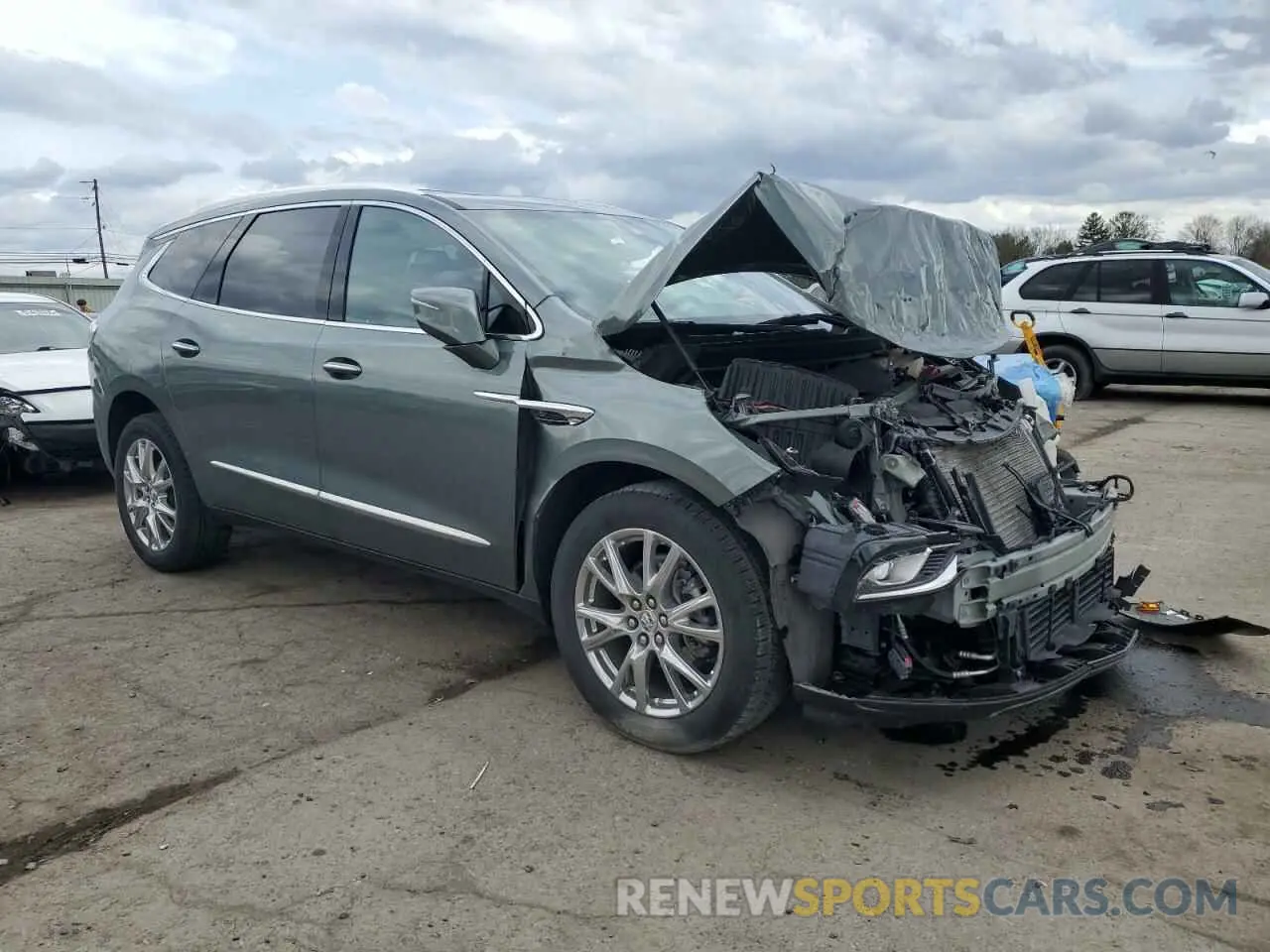 4 fotografías del automóvil dañado 5GAEVAKW5PJ180726 BUICK ENCLAVE 2023
