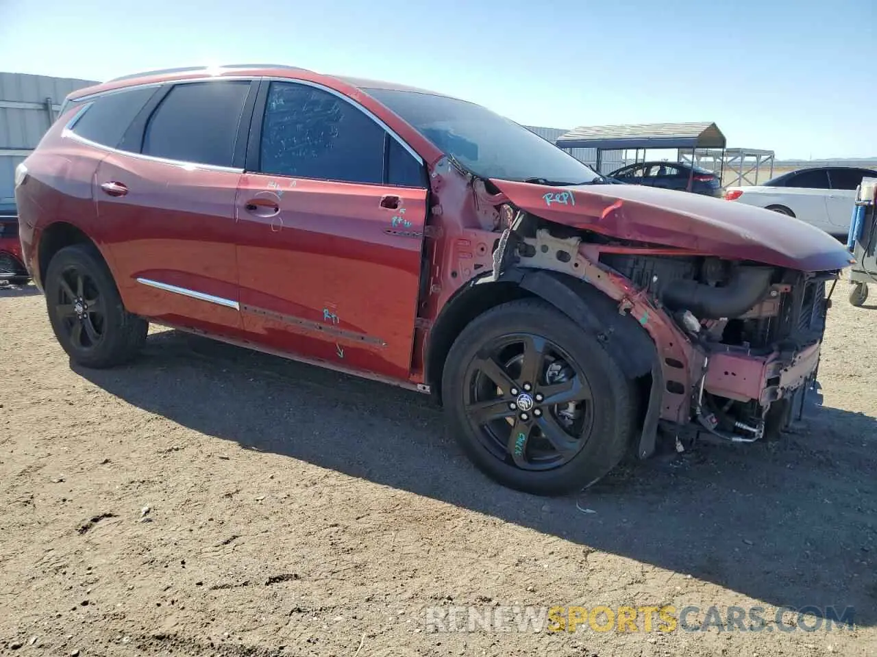 4 fotografías del automóvil dañado 5GAEVAKW9PJ214246 BUICK ENCLAVE 2023