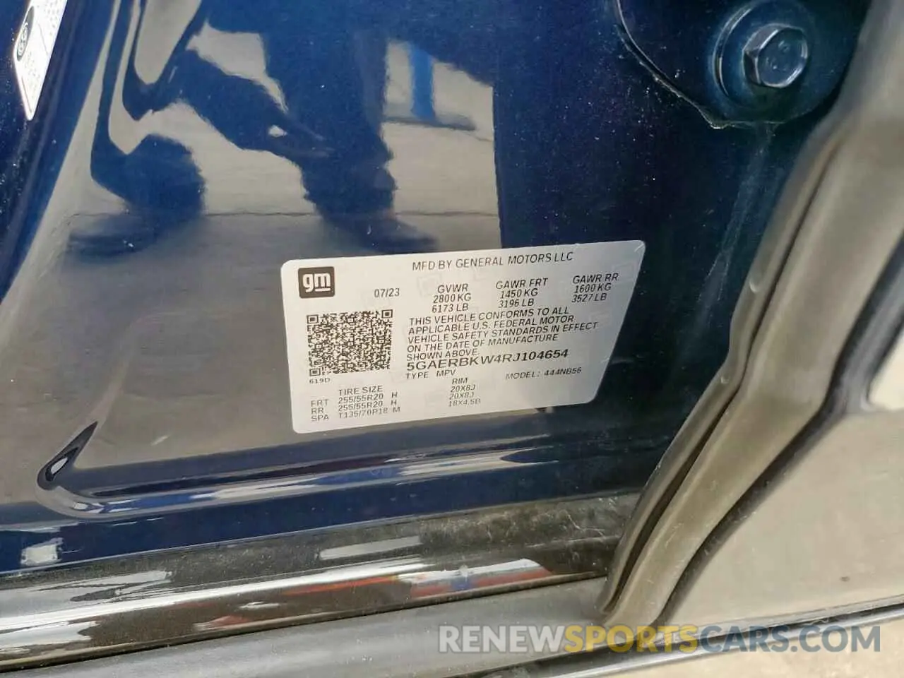 13 fotografías del automóvil dañado 5GAERBKW4RJ104654 BUICK ENCLAVE 2024