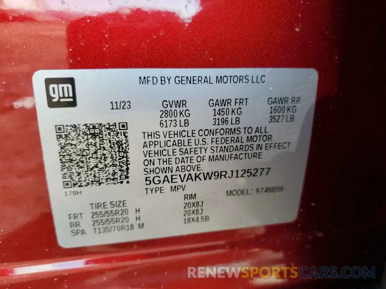 13 fotografías del automóvil dañado 5GAEVAKW9RJ125277 BUICK ENCLAVE 2024