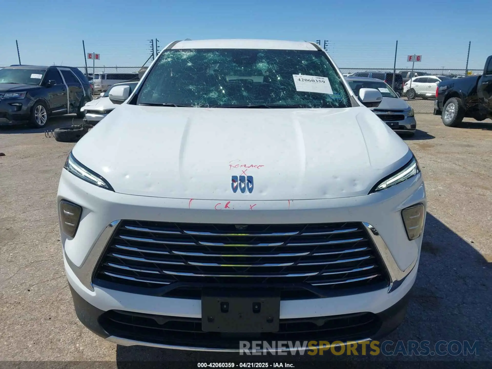 12 fotografías del automóvil dañado 5GAERARS8SJ174029 BUICK ENCLAVE 2025