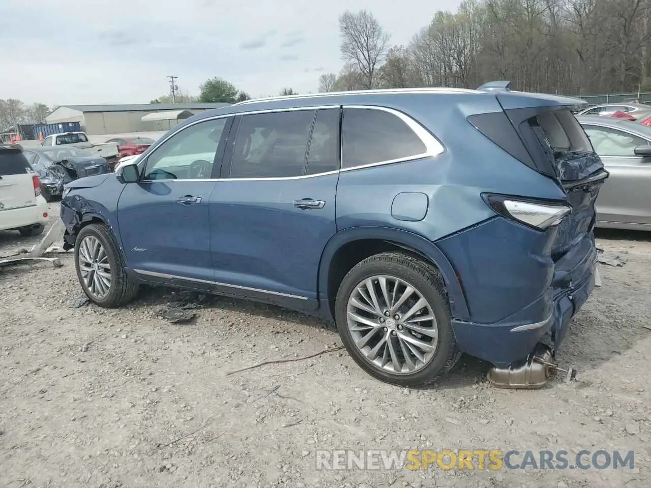 2 fotografías del automóvil dañado 5GAEVCRS9SJ203691 BUICK ENCLAVE 2025