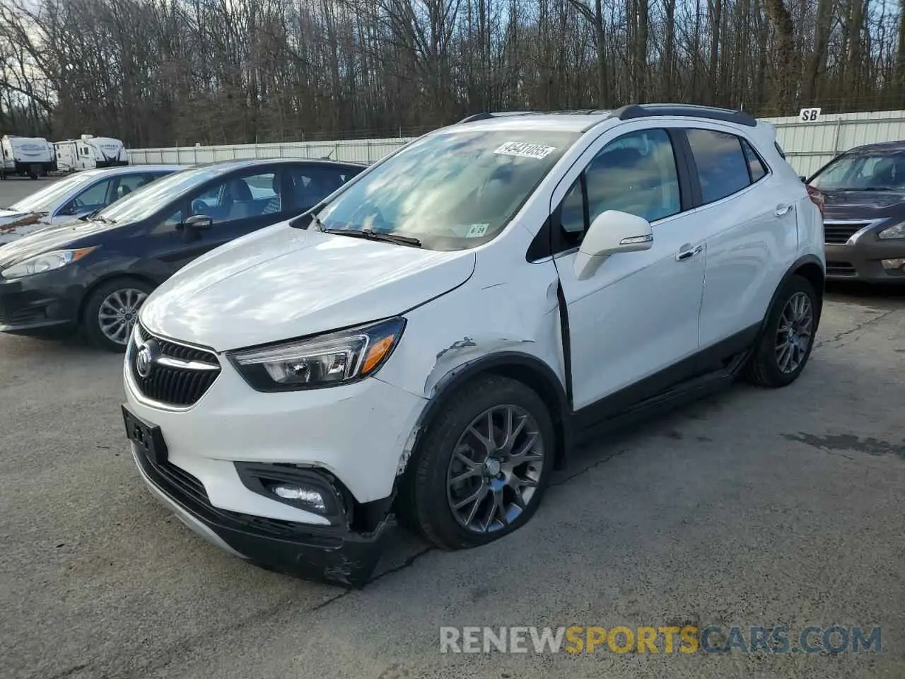 1 fotografías del automóvil dañado KL4CJ1SB2KB788201 BUICK ENCORE 2019