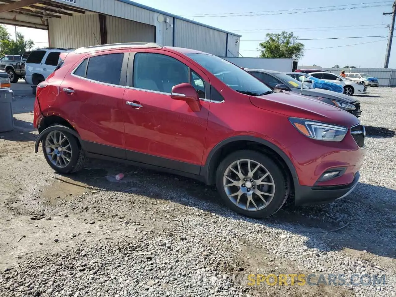 4 fotografías del automóvil dañado KL4CJ1SB3KB876822 BUICK ENCORE 2019