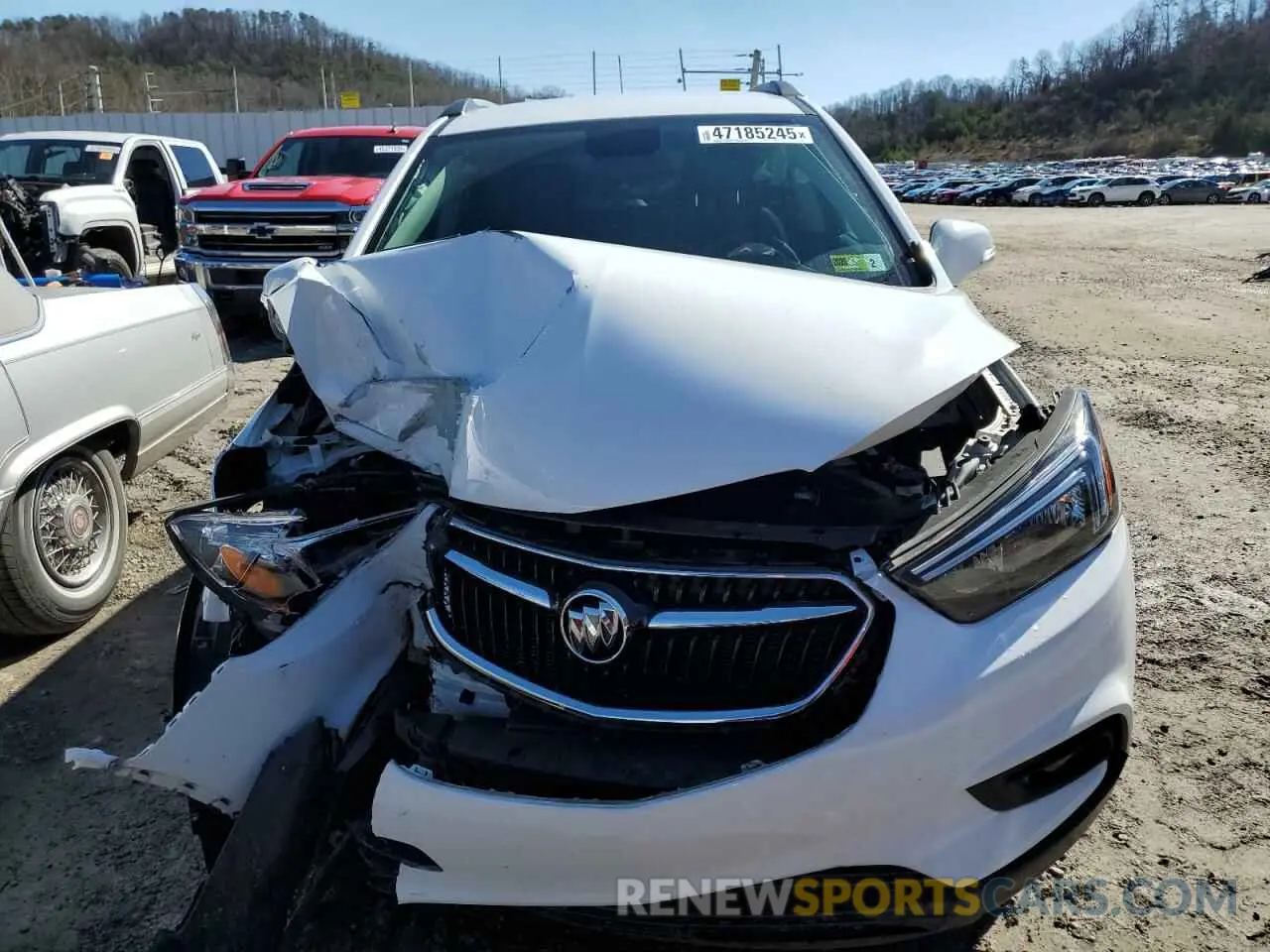 5 fotografías del automóvil dañado KL4CJ1SB3KB944911 BUICK ENCORE 2019