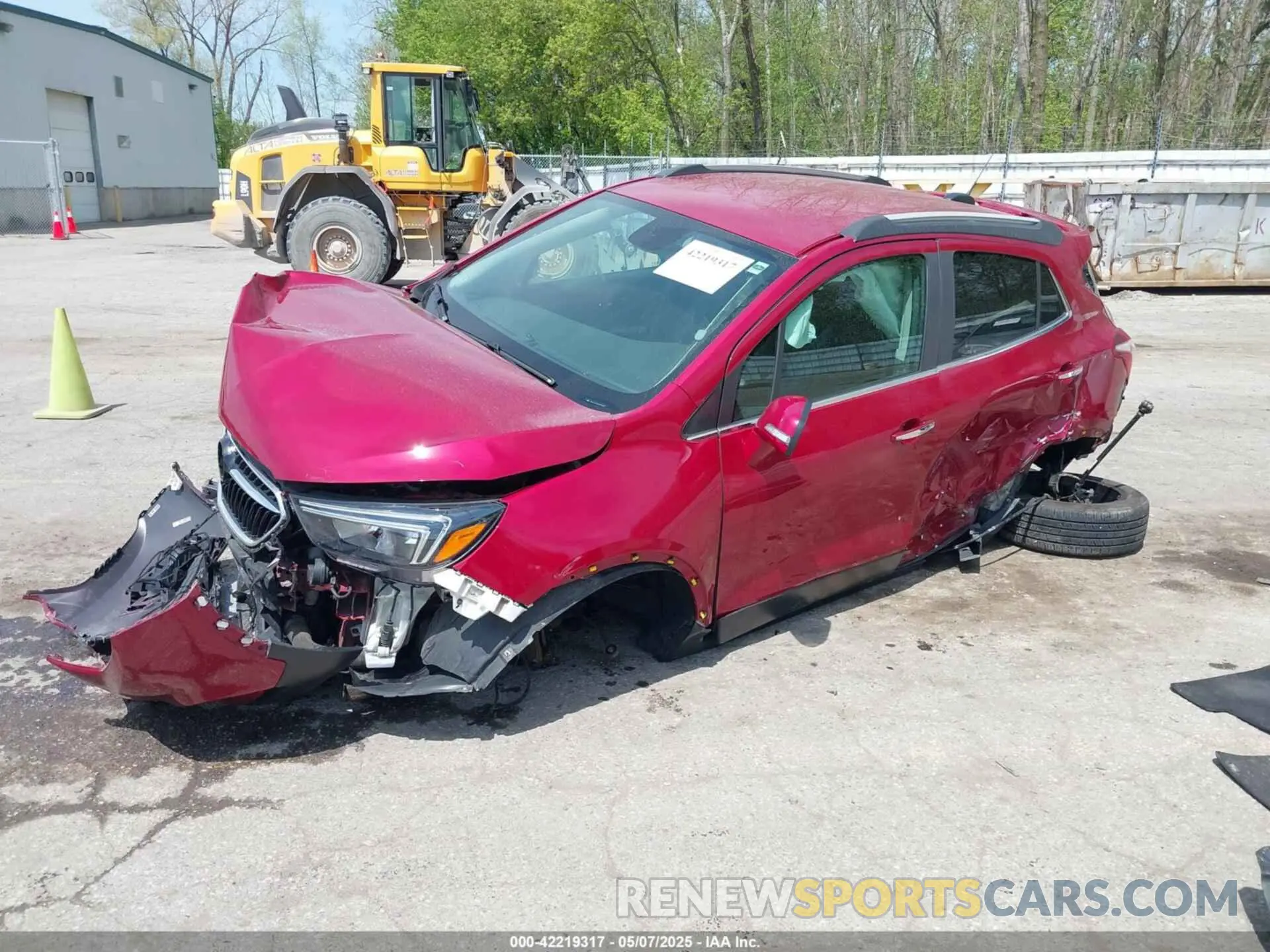 2 fotografías del automóvil dañado KL4CJ2SB1KB783027 BUICK ENCORE 2019