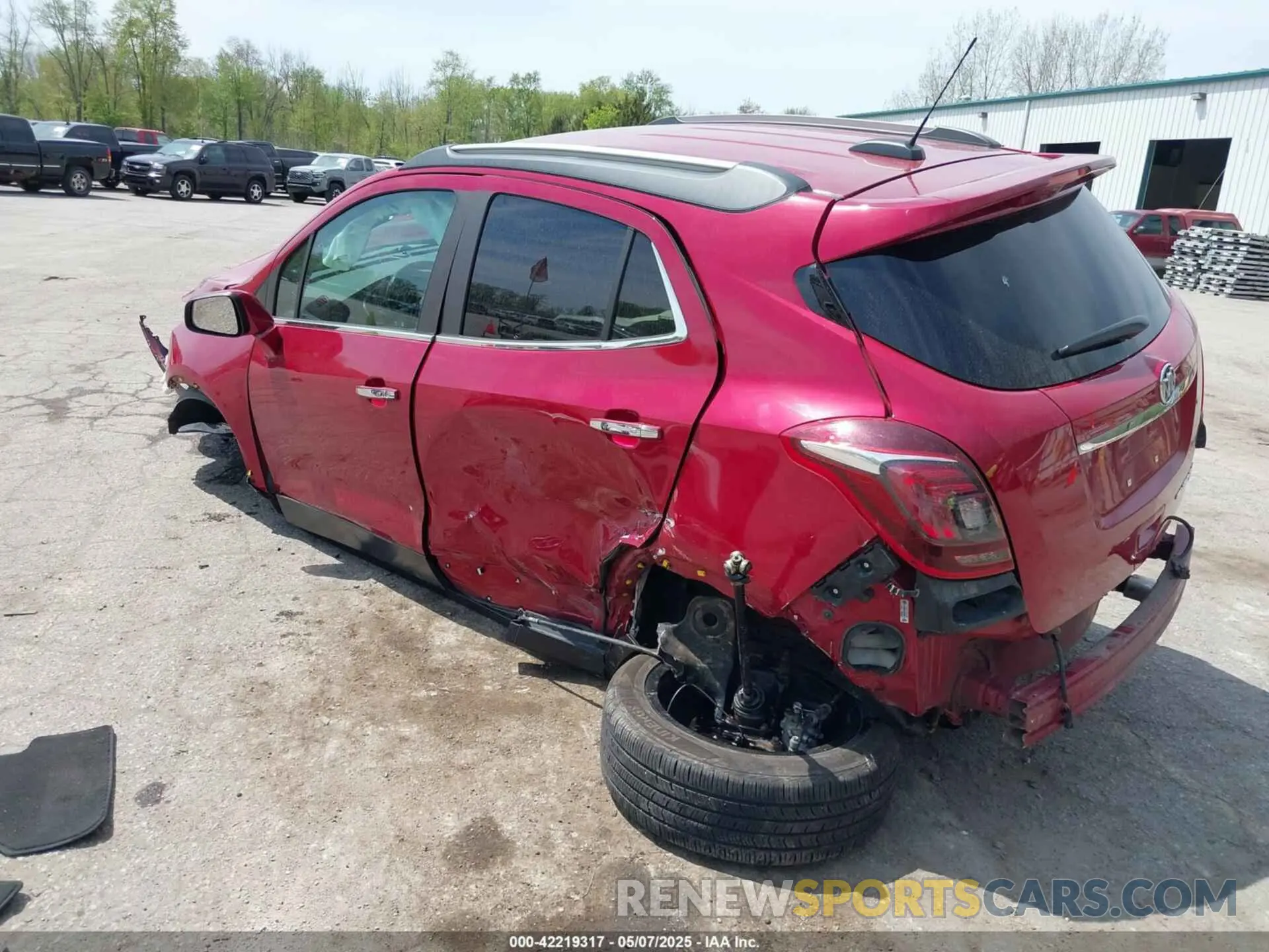 3 fotografías del automóvil dañado KL4CJ2SB1KB783027 BUICK ENCORE 2019