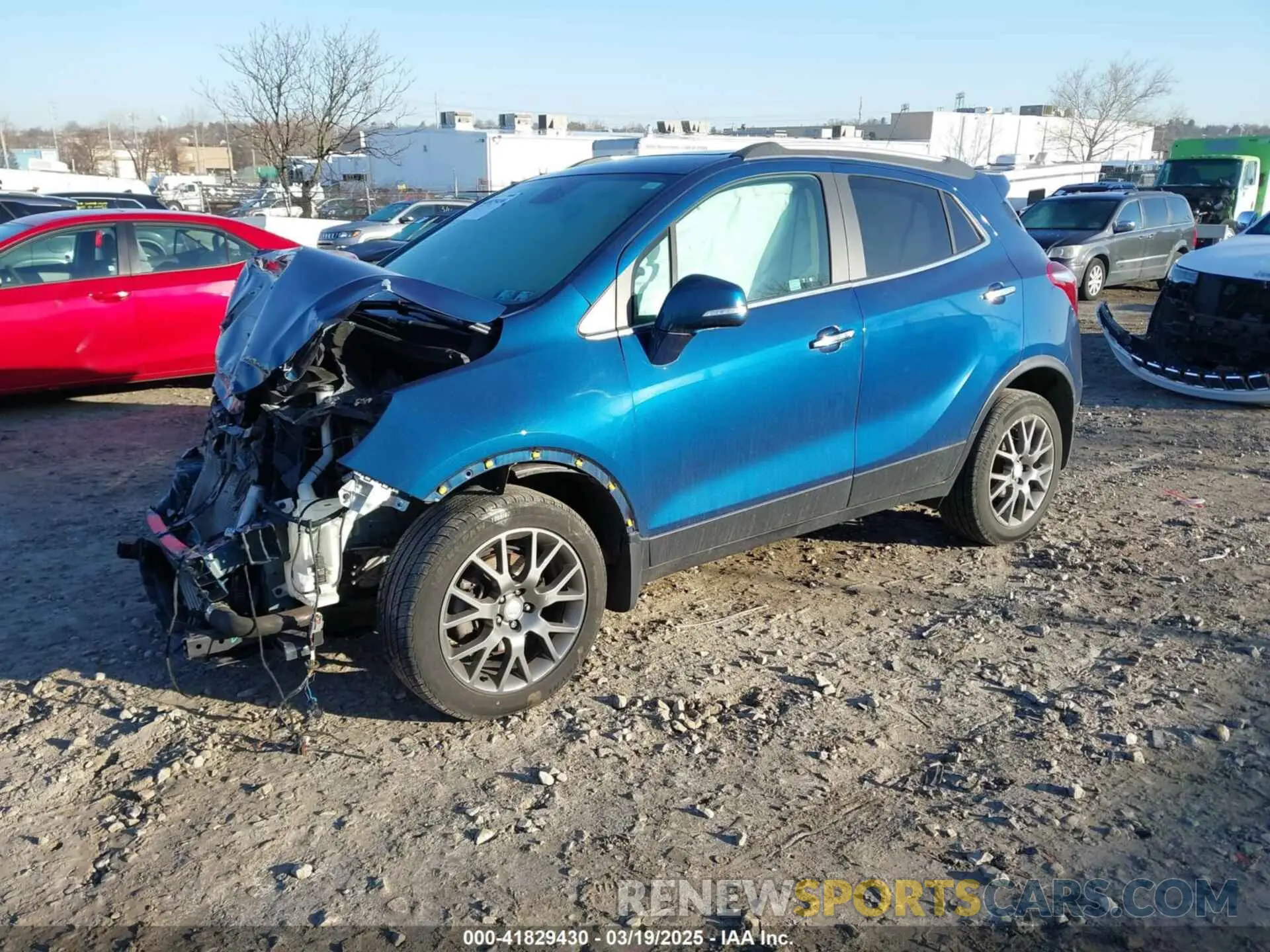 2 fotografías del automóvil dañado KL4CJ2SB1KB880003 BUICK ENCORE 2019